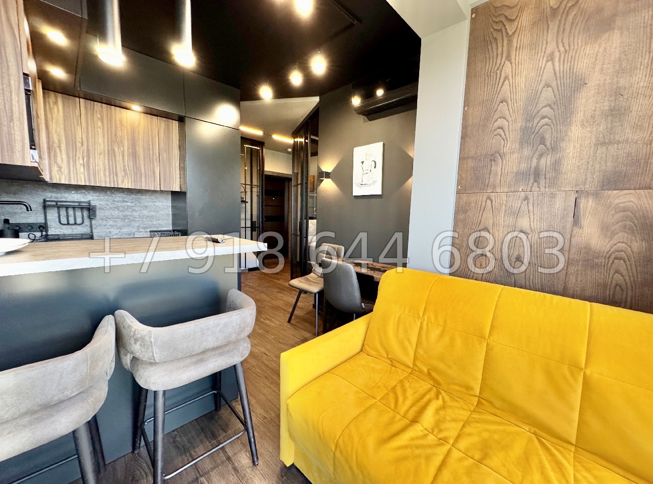 № 153 р. Однокомнатная квартира в ЖК Сочи Парк. Редкая планировка  - миниатюра 5