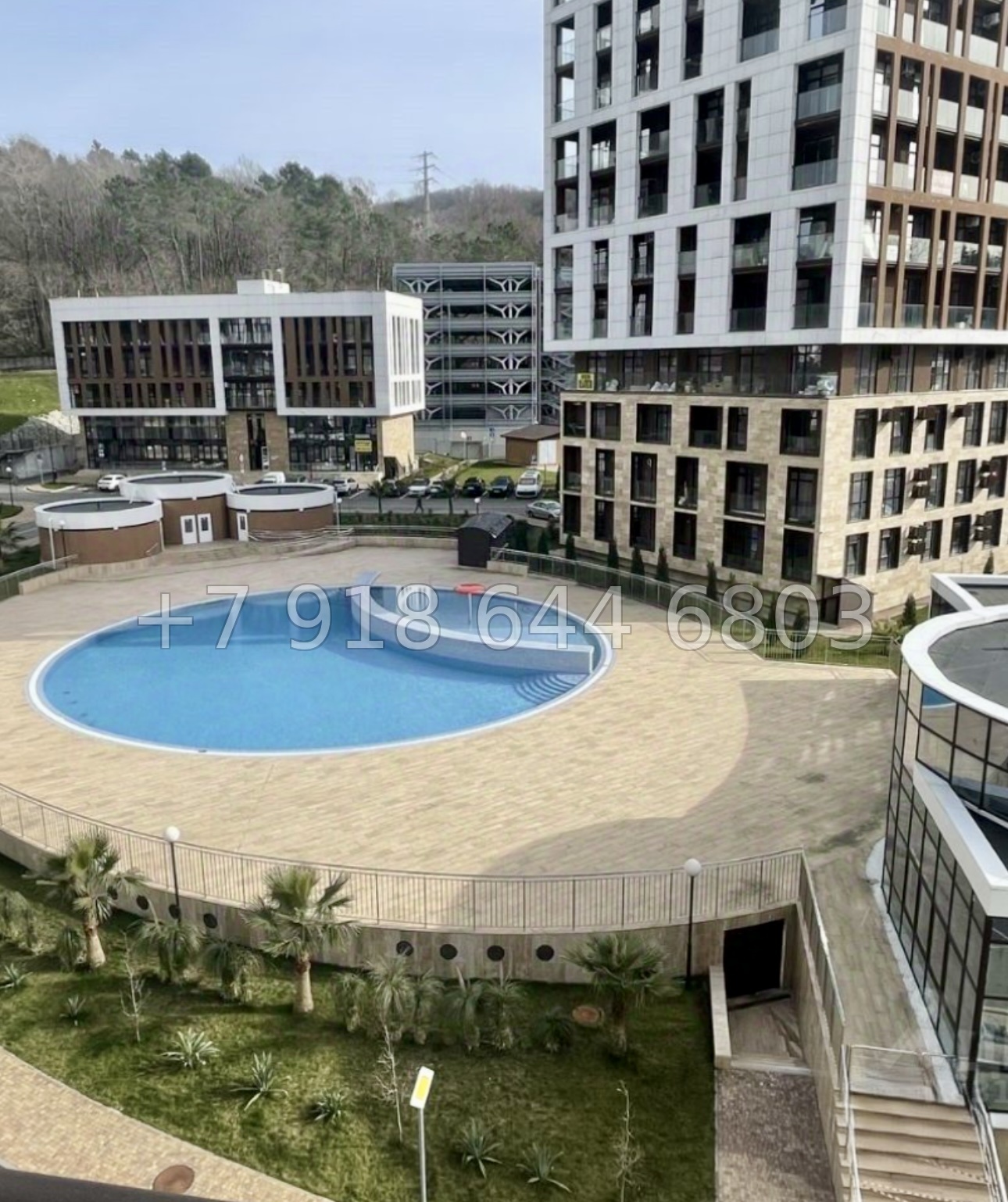 № 8п. Квартира в доме бизнес класса с бассейном в Дагомысе Сочи  - миниатюра 23