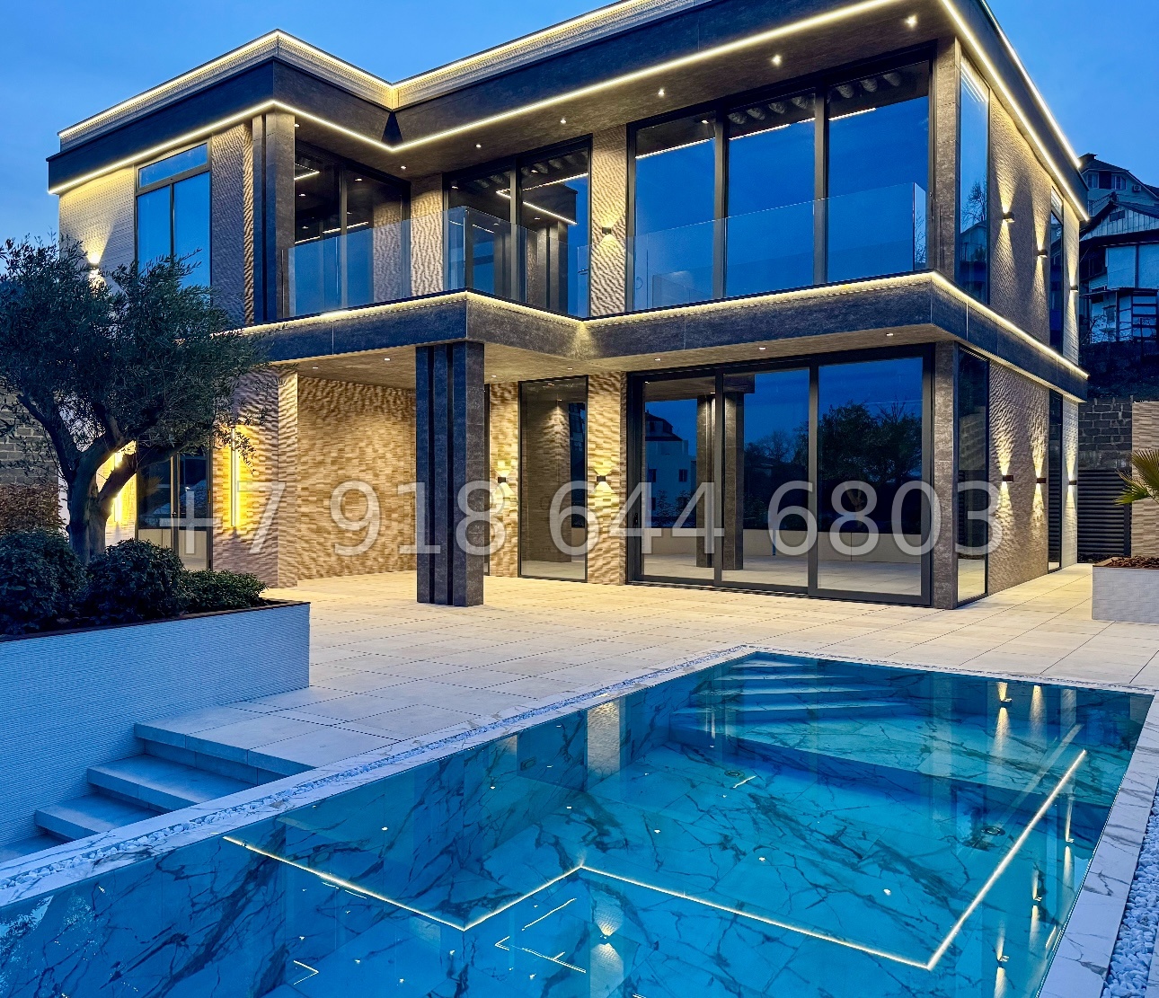 № 31 м. Дом с бассейном и с красивым видом на горы в Адлере  - миниатюра 1