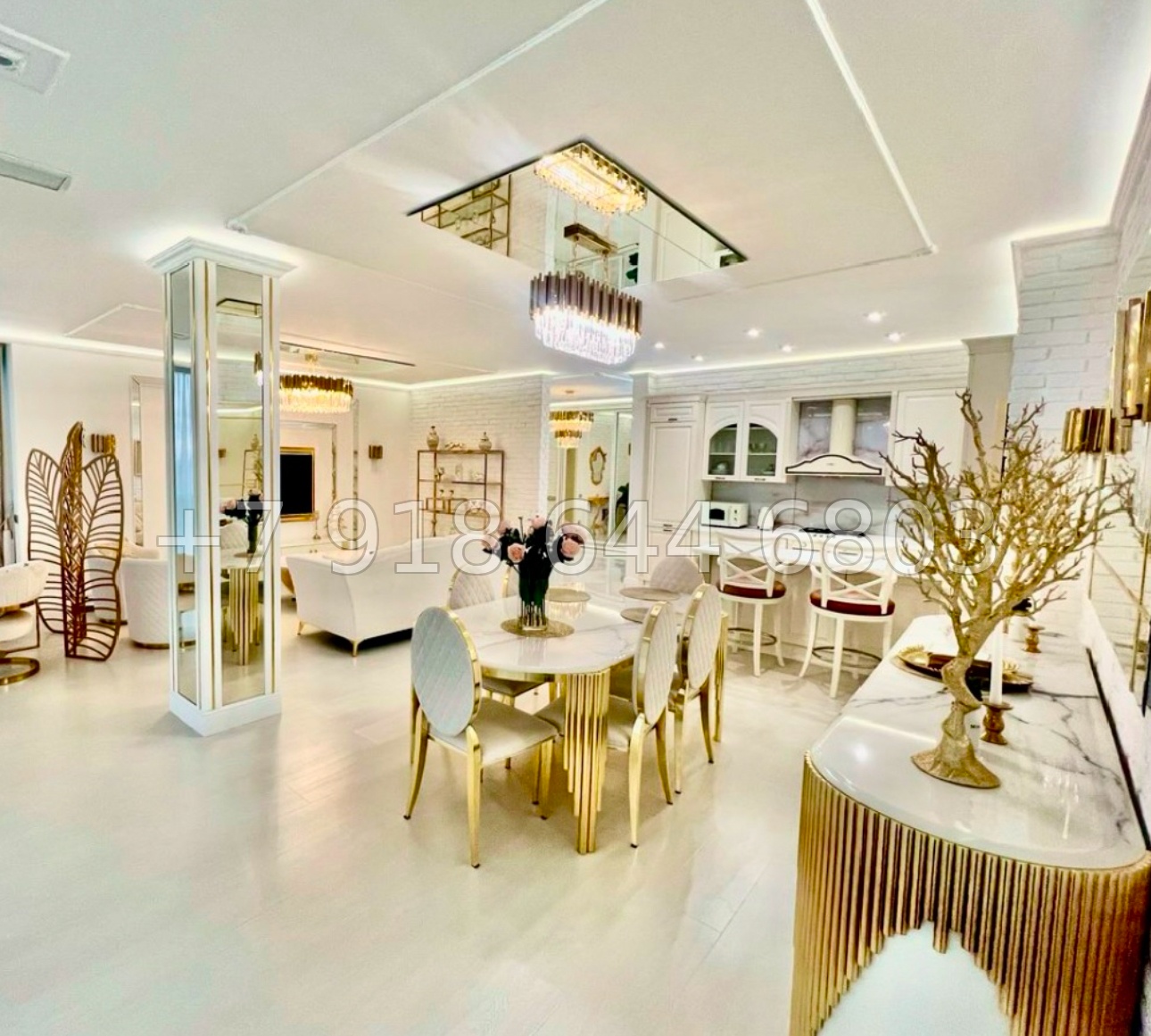 № 36е. Большая квартира в Сочи. ЖК Лазурный Сочи  - миниатюра 8