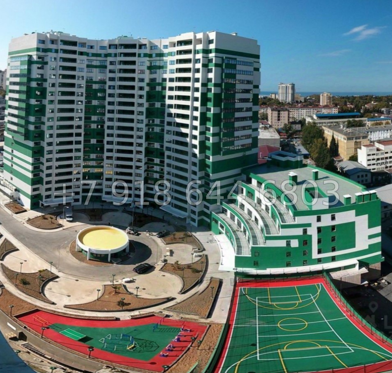 № 207 р. Квартира в центре Сочи ЖК Парк Горького  - миниатюра 14