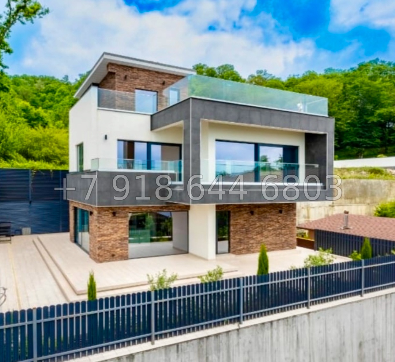 № 61 в. Коттедж с бассейном и новым ремонтом в Сочи Хоста - миниатюра 29