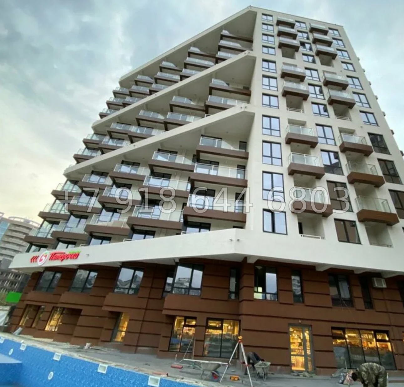 № 218 р. Квартира в ЖК Мадрид 4 Сочи  - миниатюра 13