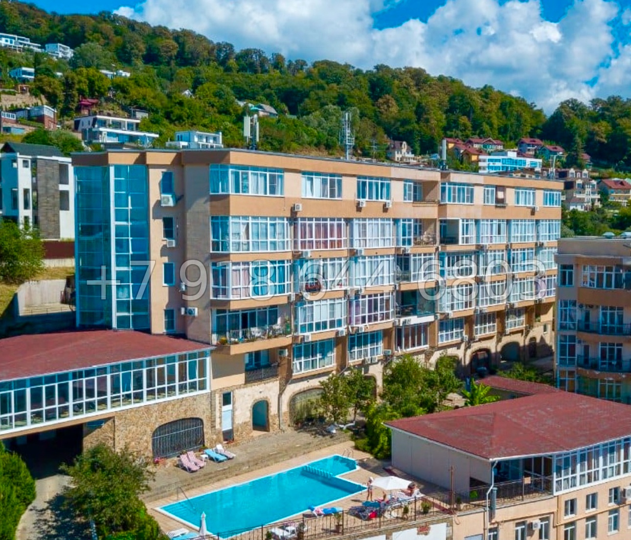 № 132 р. Квартира с бассейном. Квартира с видом на море в Сочи  - миниатюра 21