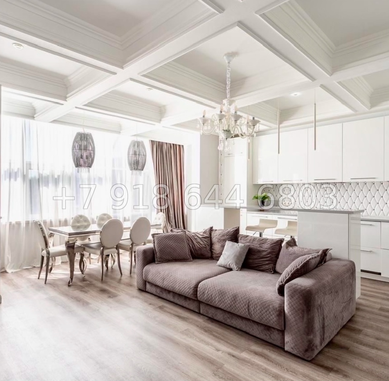 № 72 ш. ЖК Московия четырехкомнатные  апартаменты в центре города Сочи  - миниатюра 13