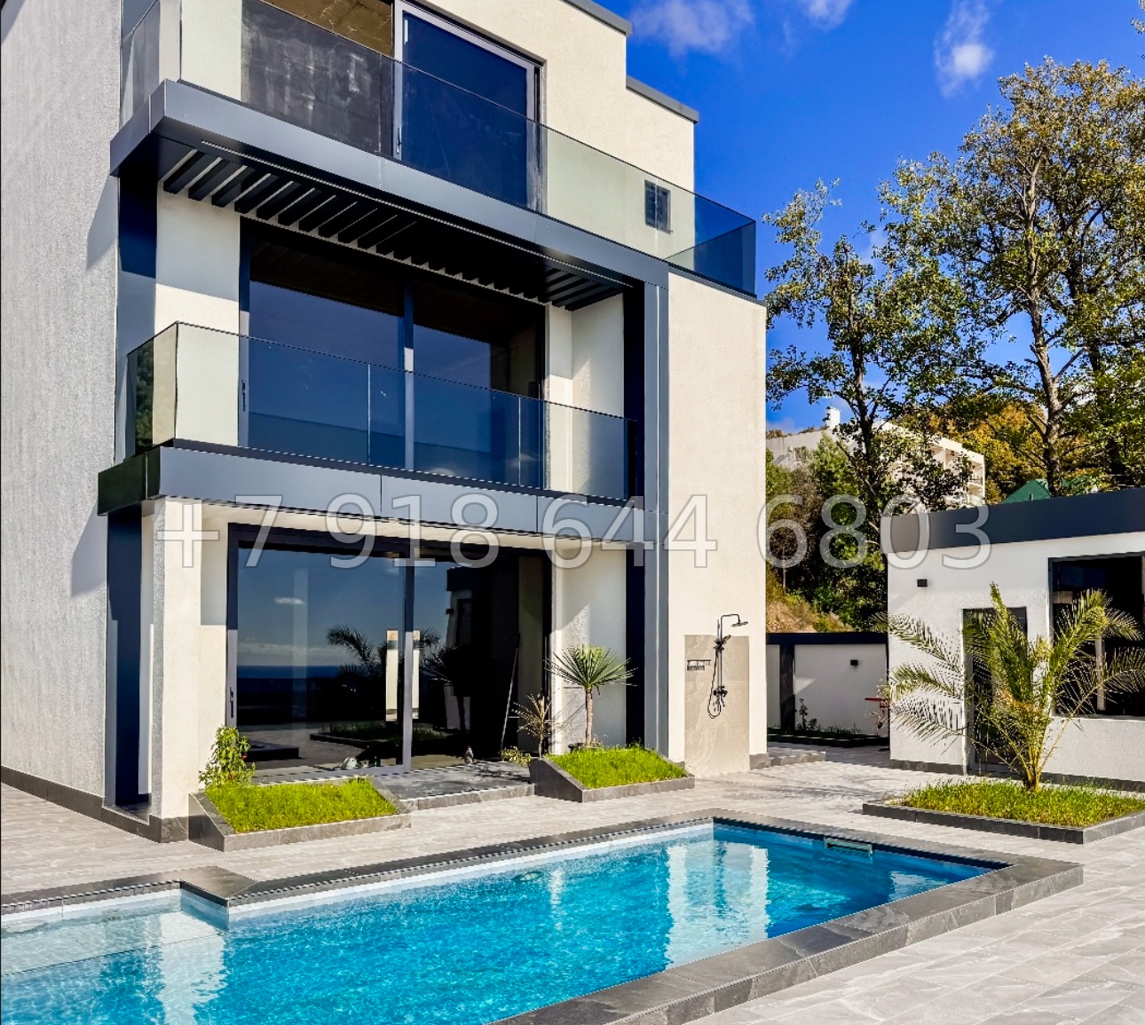 № 53 м. Дом в Адлере с видом на море  - миниатюра 1