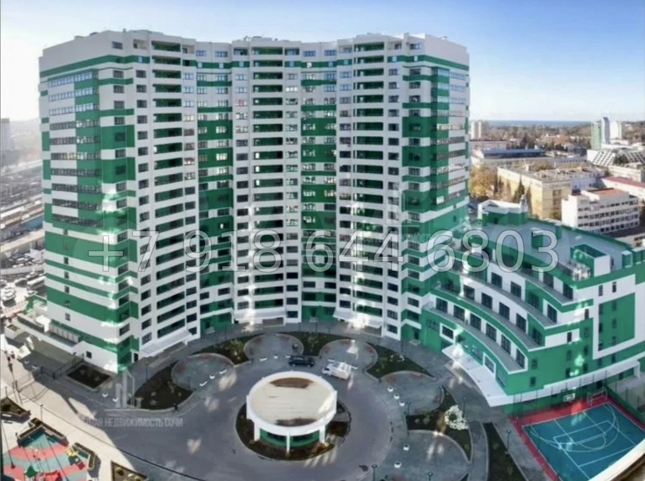 № 34е. Квартира с необычным ремонтом в центре города Сочи ЖК Парк Горького  - миниатюра 24