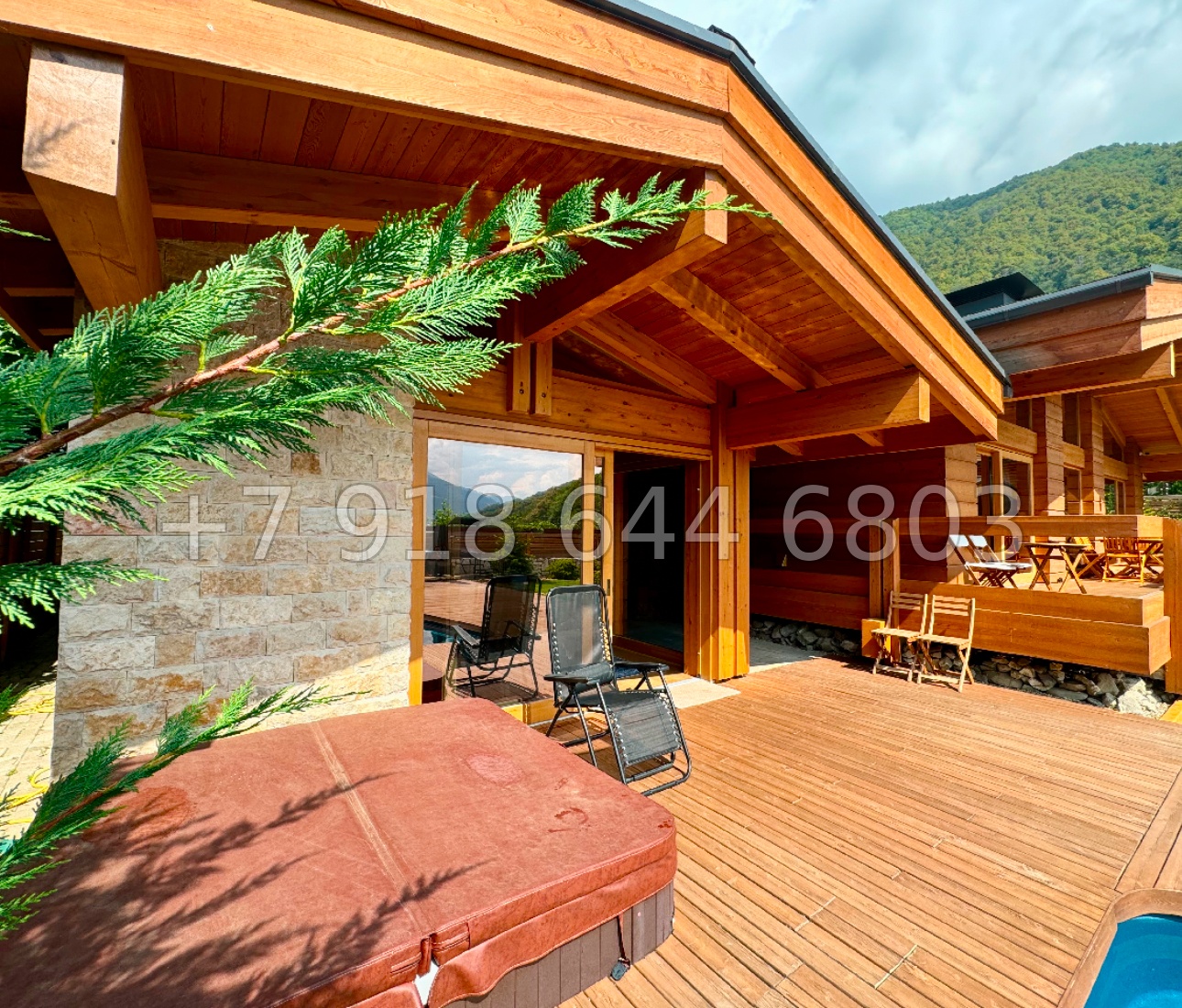 № 33 м. Дом на Красной Поляне с бассейном  - миниатюра 1