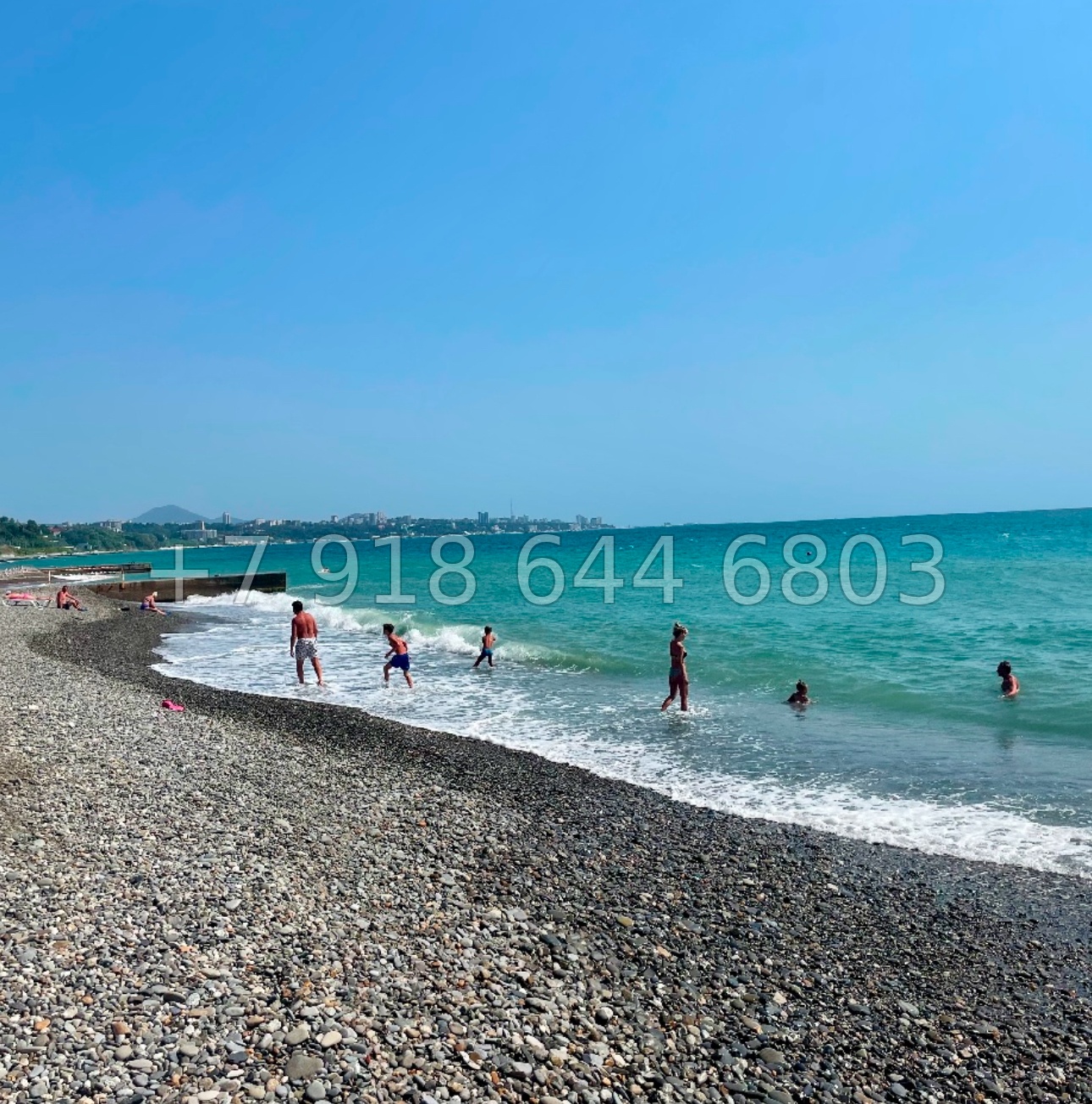 № 477 р. Квартира с видом на море в Сочи и с бассейном  - миниатюра 42