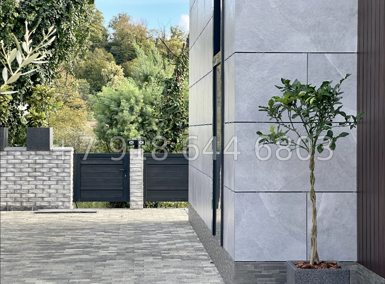 № 87 Б. Дом с видом на Олимпийский парк. Современный дом в Адлере  - миниатюра 19