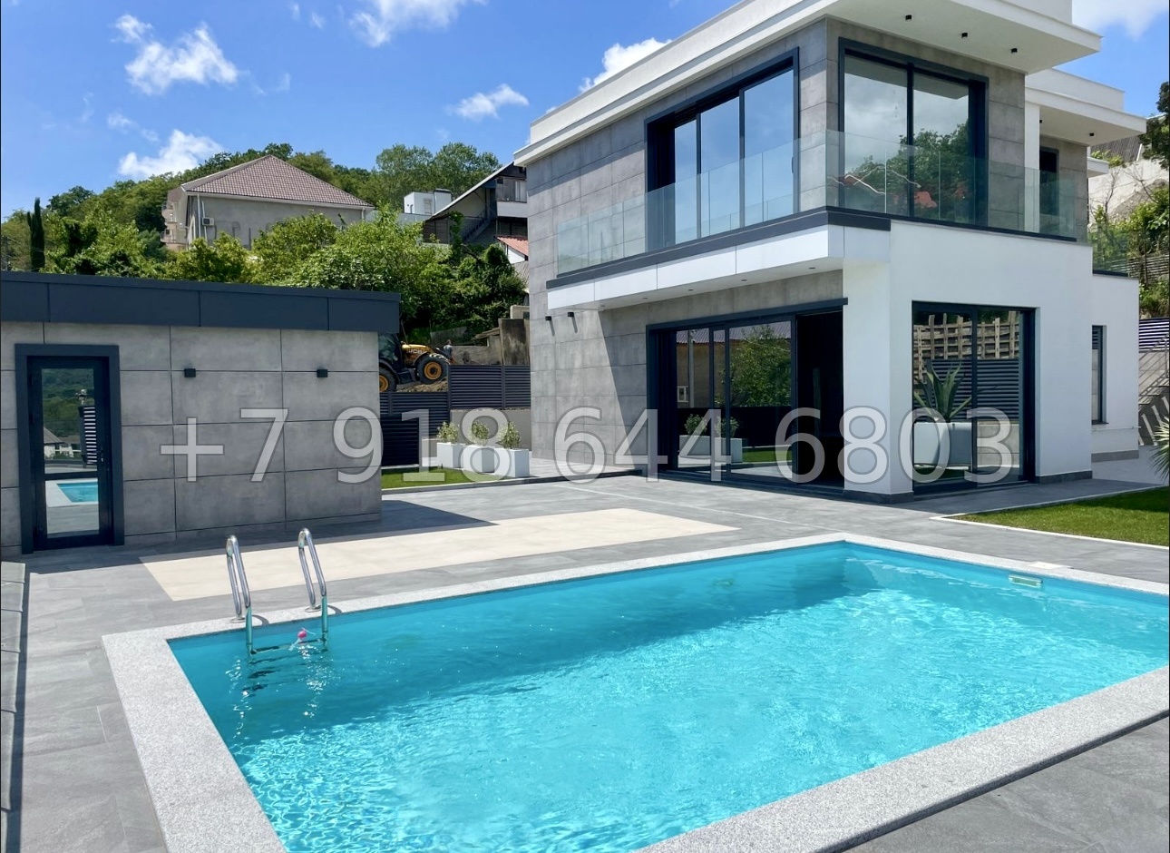 № 48 Б. Дом с бассейном в Адлере  - миниатюра 10