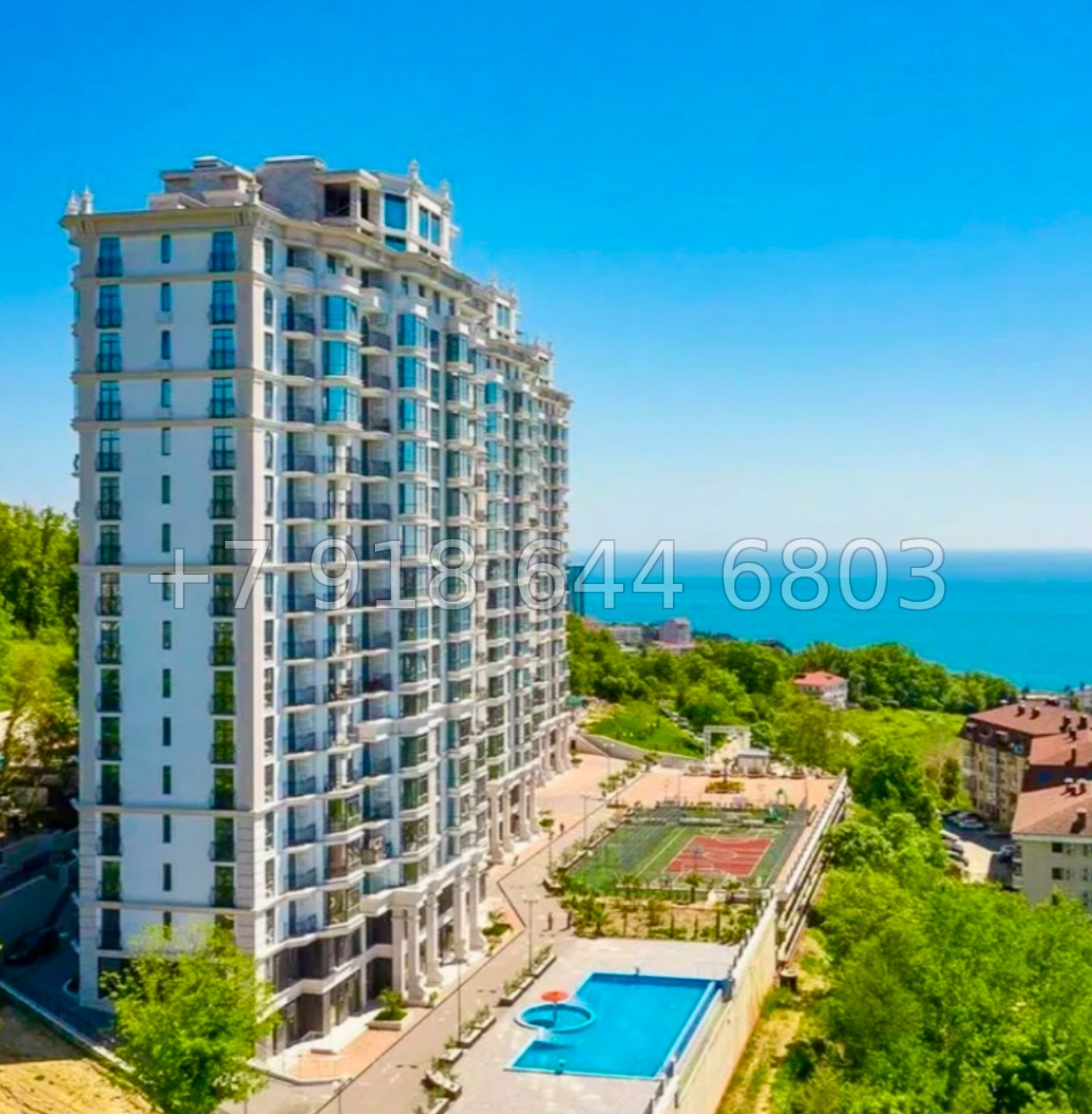 № 32р. Роскошная квартира с лучшим ремонтом в городе Сочи. ЖК Меркато Сочи - миниатюра 22