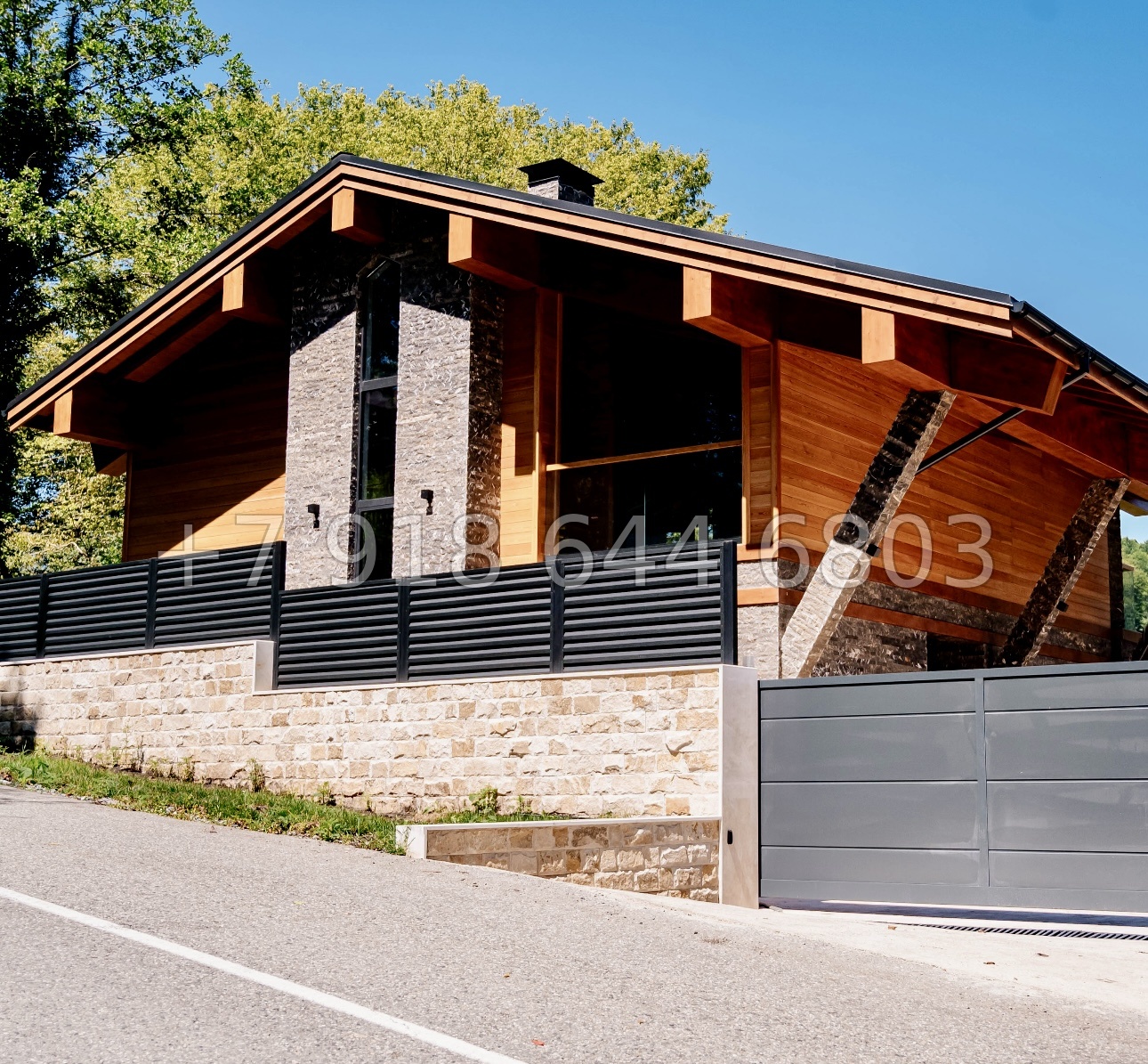 № 25В. Роскошный дом из бруса в городе Сочи с бассейном  - миниатюра 19