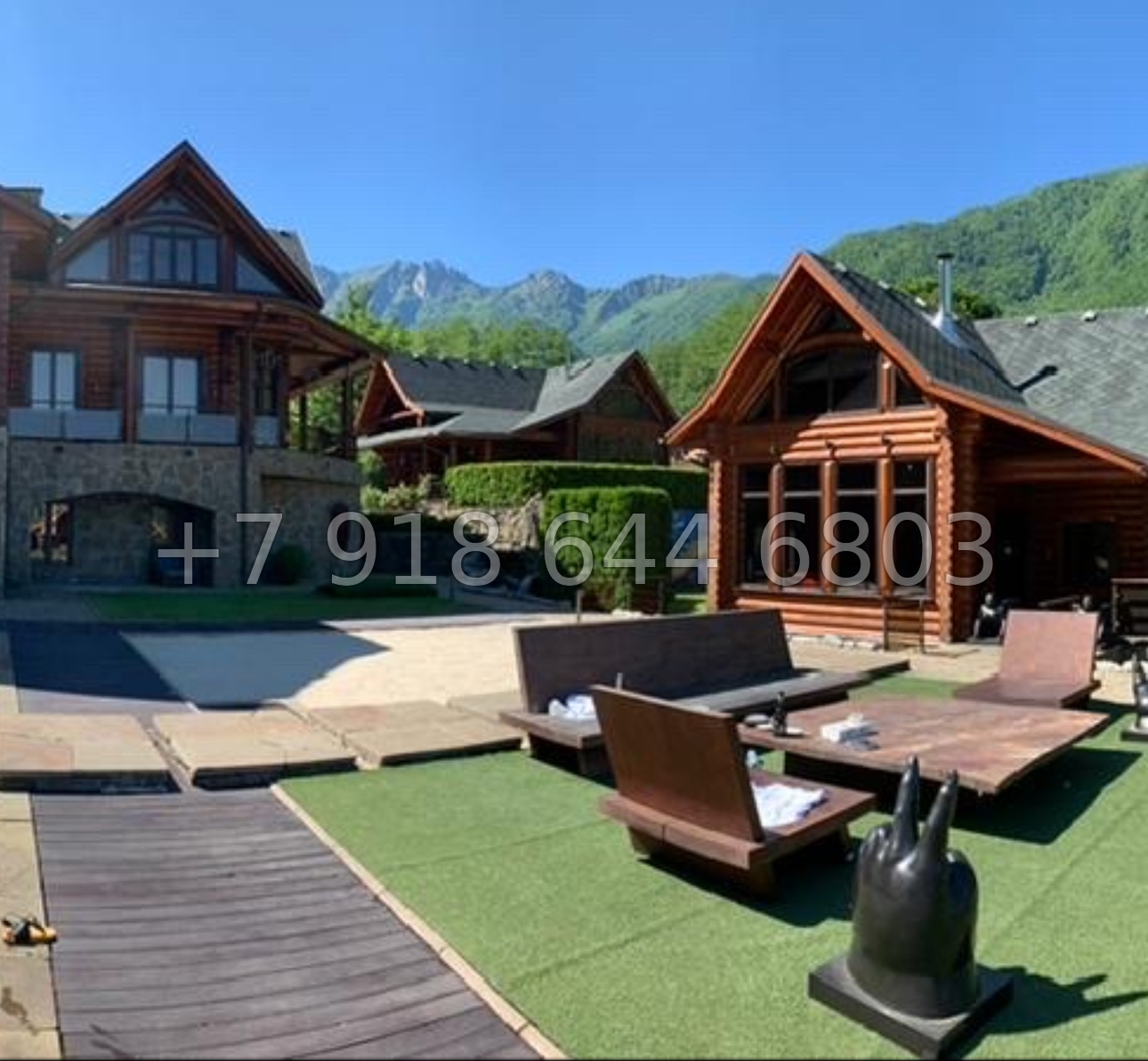 № 38 п. Дом с вертолетной площадкой на Красной Поляне  - миниатюра 3