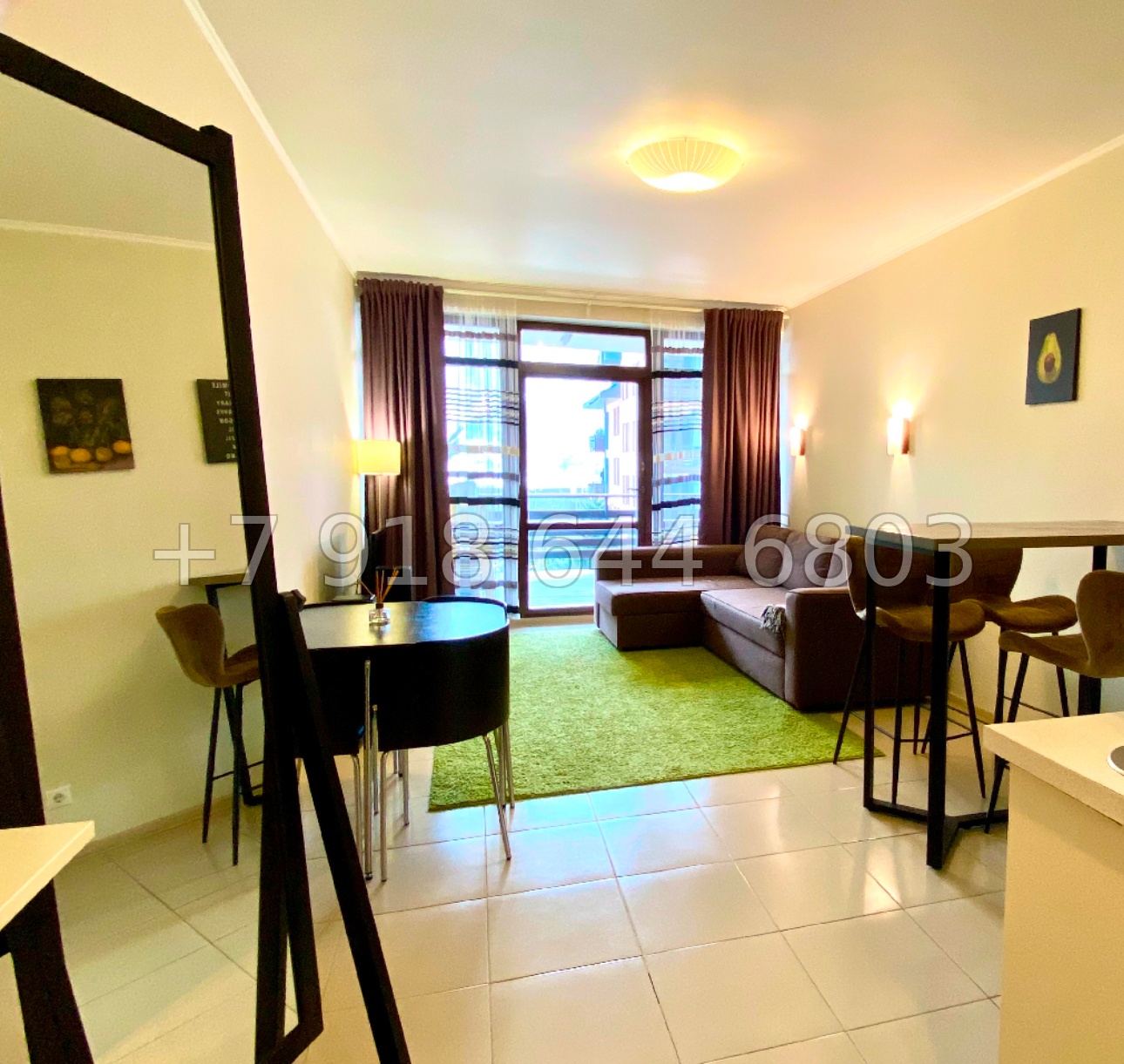 № 35 и. Квартира с ремонтом на Красной Поляне  - миниатюра 3