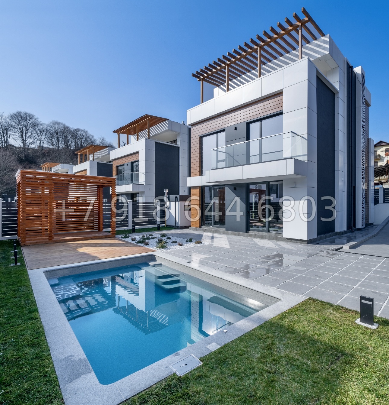 № 66 Б. Дома в Кудепсте с бассейном  - миниатюра 1