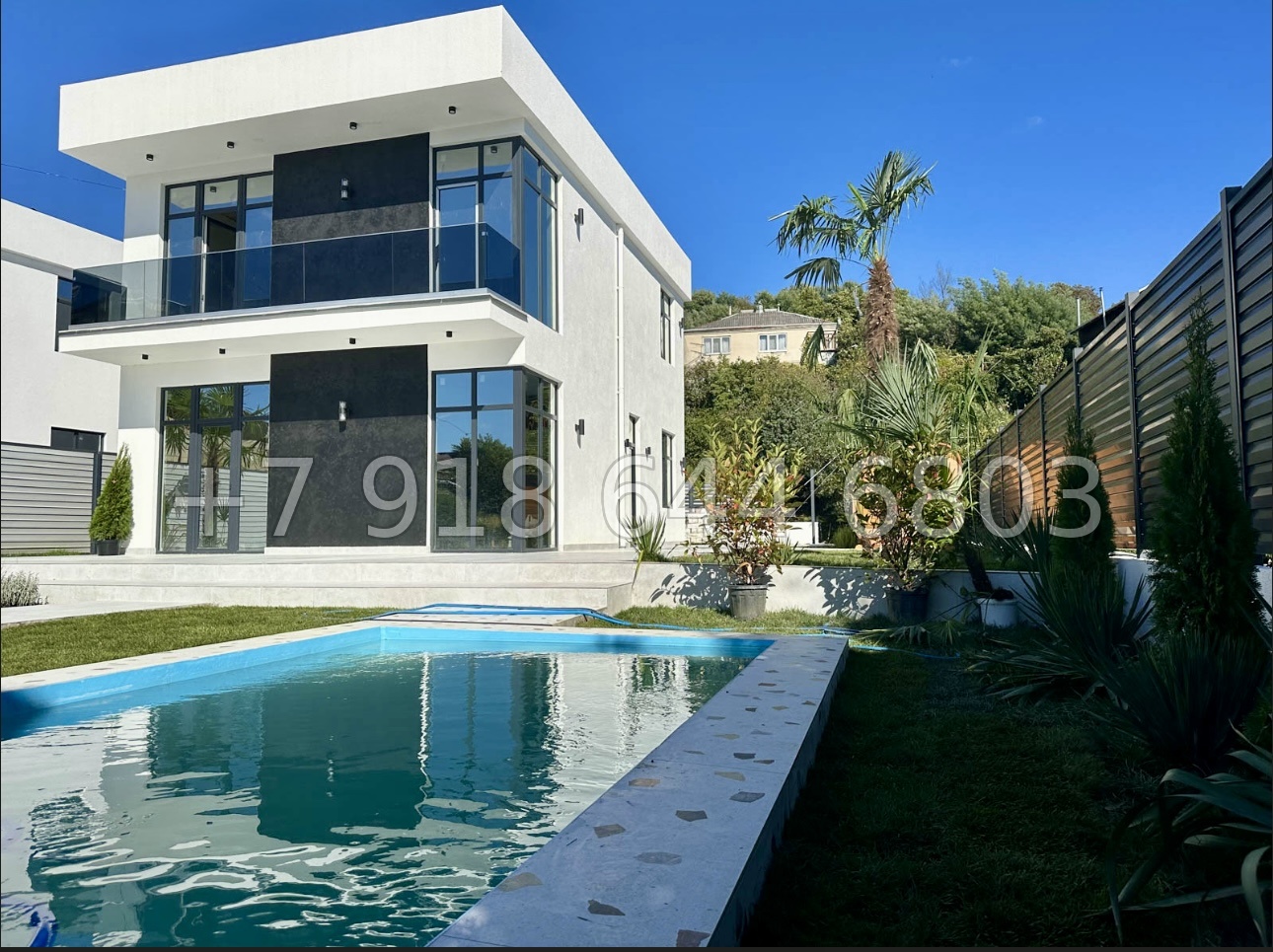 № 12 Б. Дома с бассейном в Адлере  - миниатюра 20