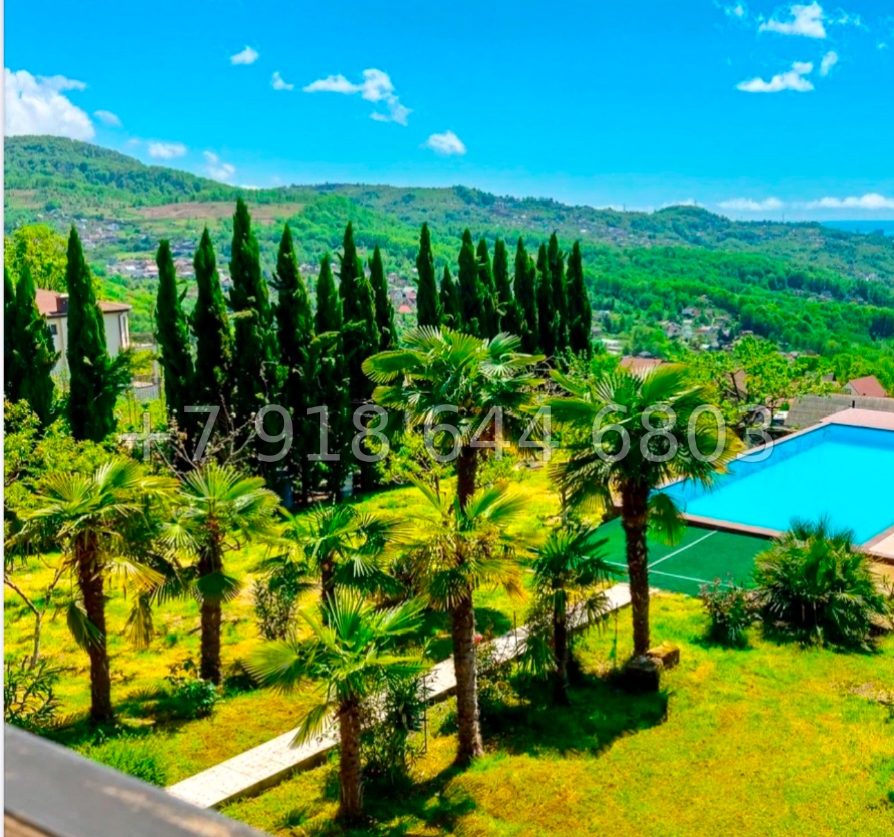 № 31 в. Три дома с бассейном. Один для прислуги. Дом с видом на море в Сочи  - миниатюра 6