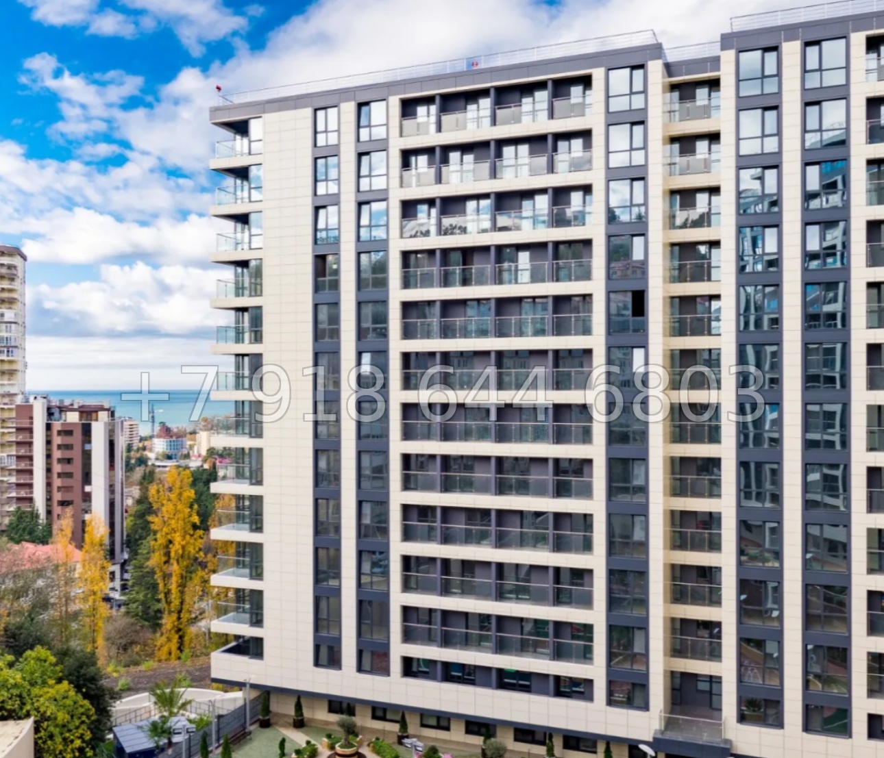 № 444 р. Двухкомнатная Квартира в центре города Сочи ЖК Сокол - миниатюра 12