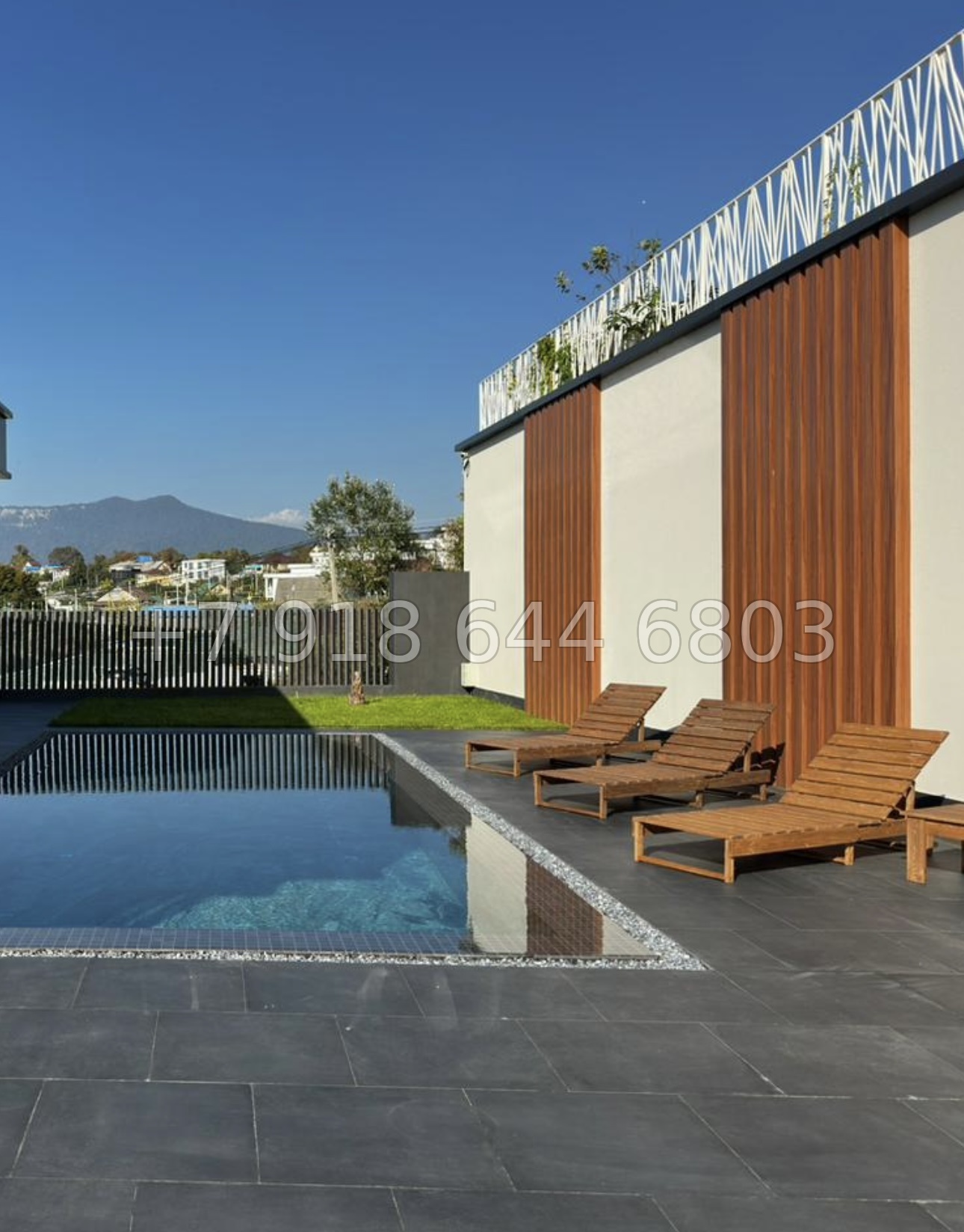 № 24 Б. Дом с бассейном в Адлере  - миниатюра 18