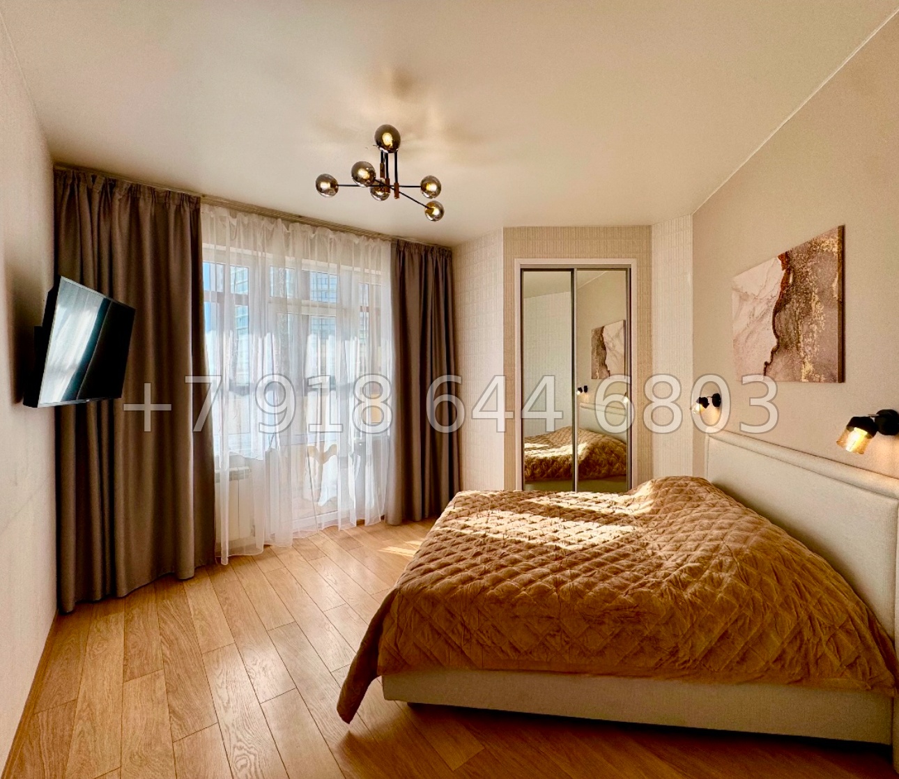 № 572 р. Квартира у парка Ривьера Сочи с бассейном  - миниатюра 20