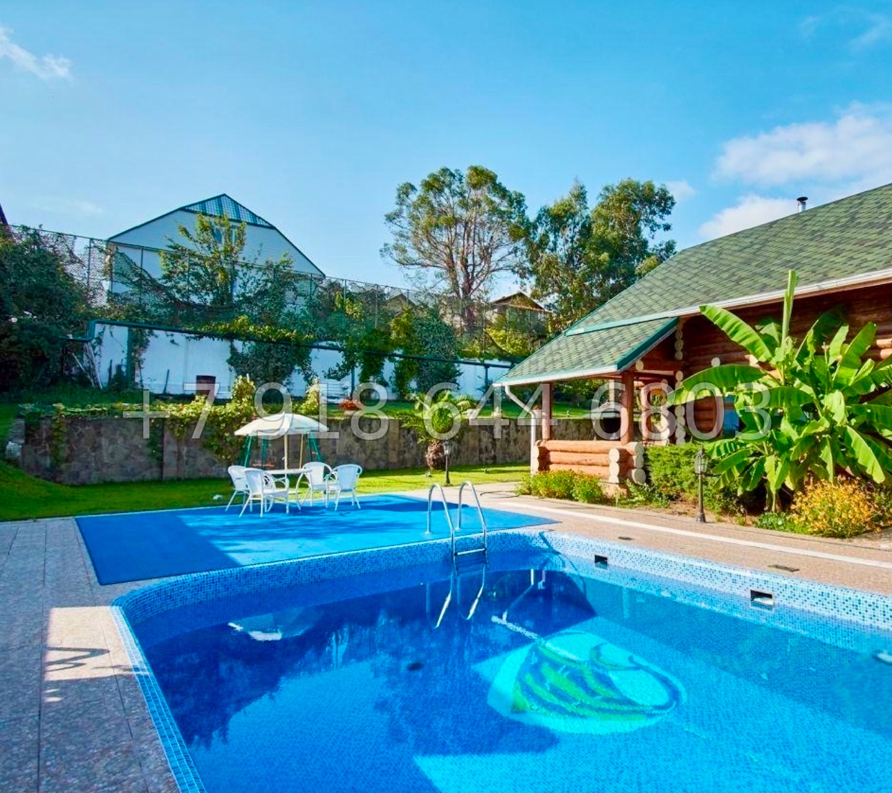 № 146 Б. Дом с огромным бассейном в Сочи  - миниатюра 27