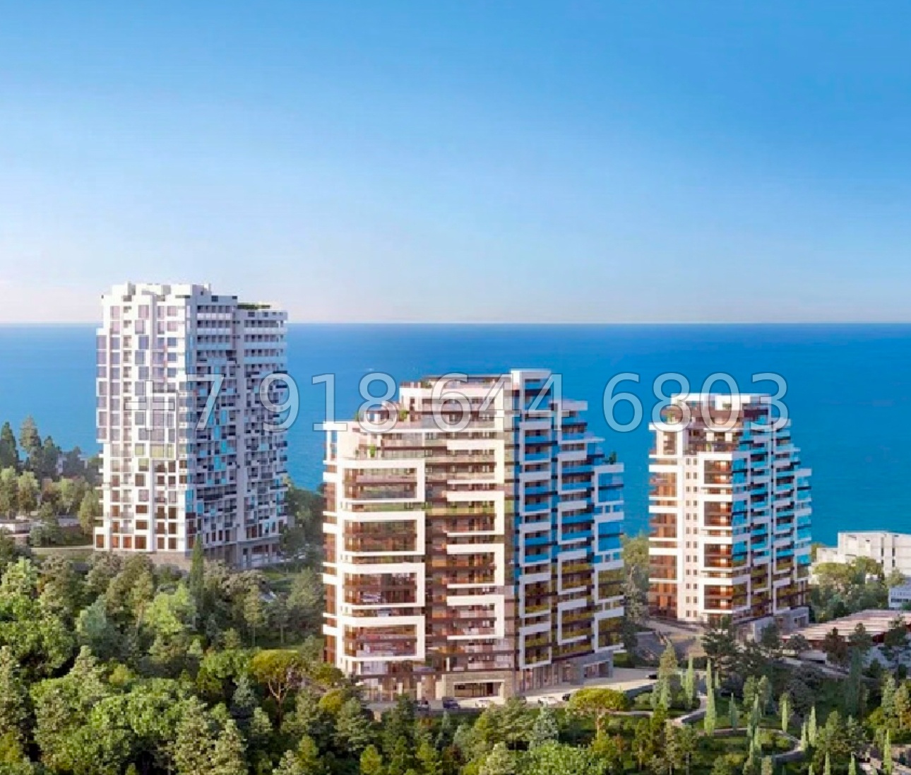 № 3 ю. Квартиры в Алуште с бассейном. ЖК Лучистое - миниатюра 39