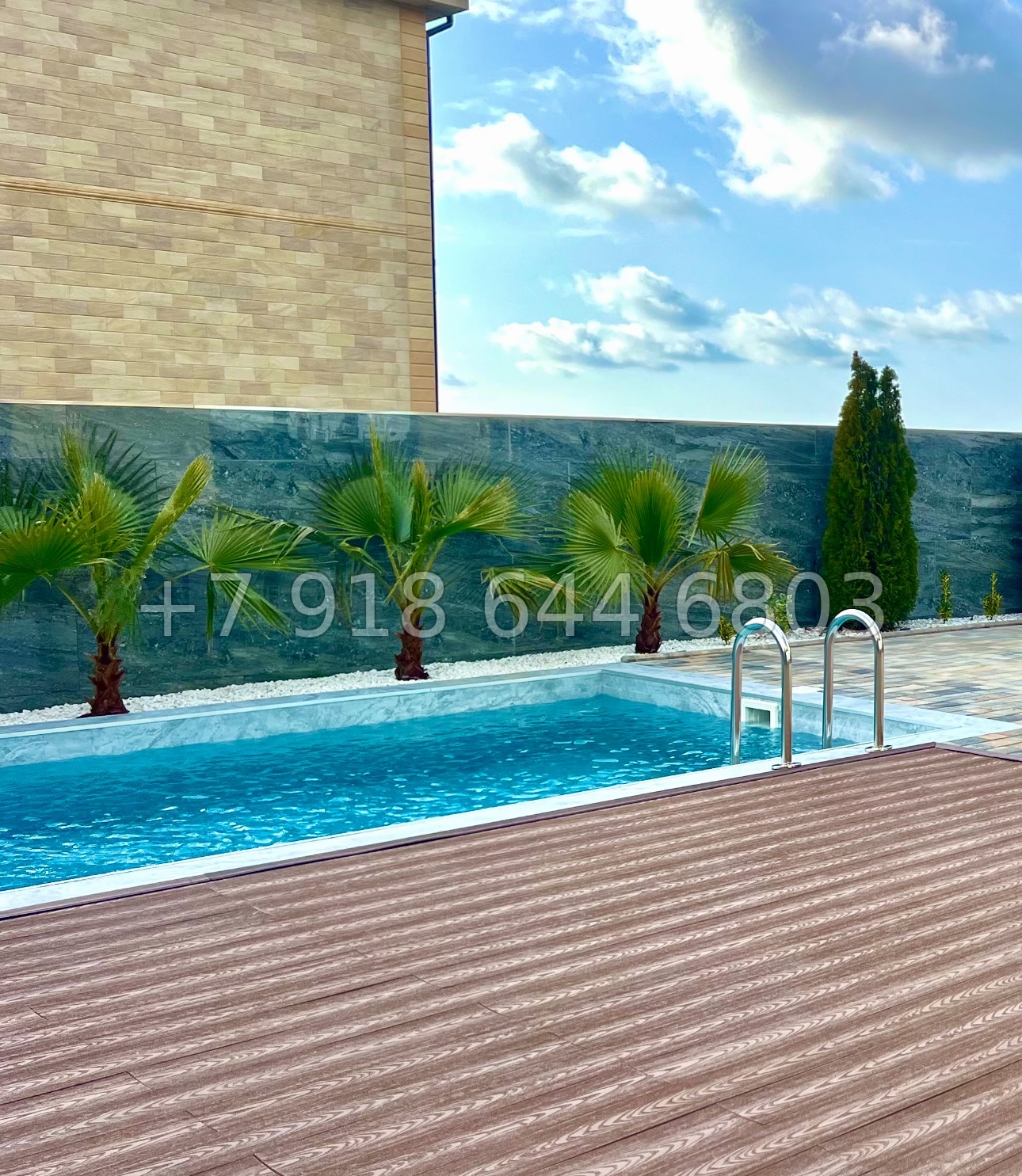 № 21 Б. Два дома с бассейном в Адлере  - миниатюра 16