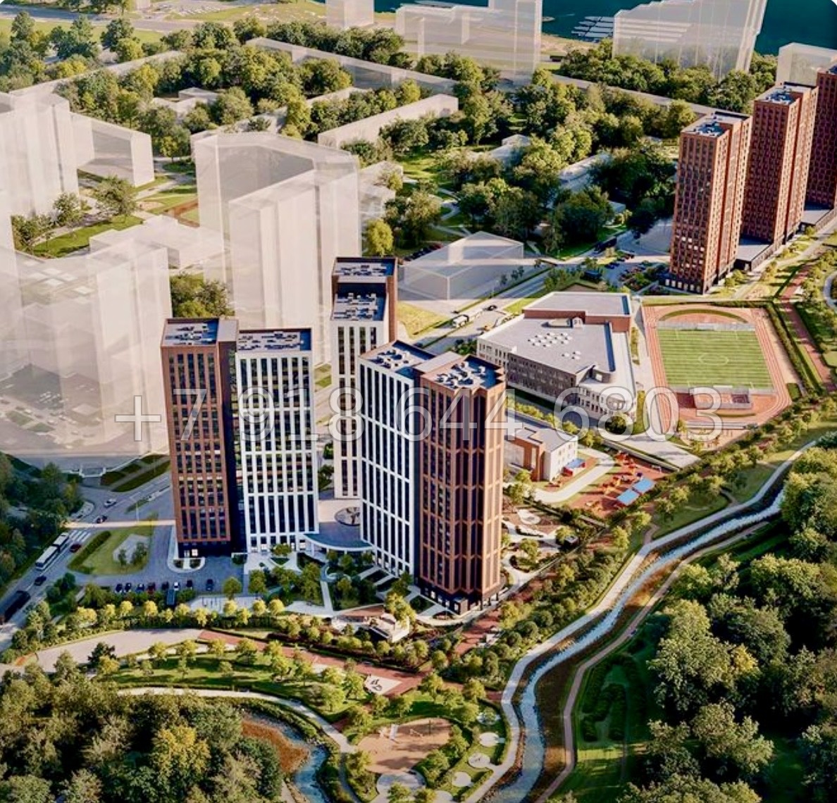 № 74 в. Метро Пролетарская. ЖК Речной Квартал Санкт Петербург  - миниатюра 3