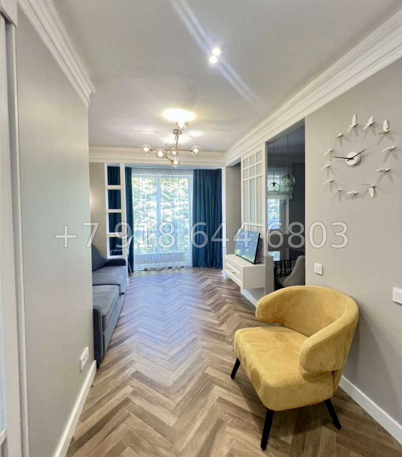 № 39р. Красивый ремонт квартиры на Мацесте в ЖК Мацеста Парк Сочи  - миниатюра 3