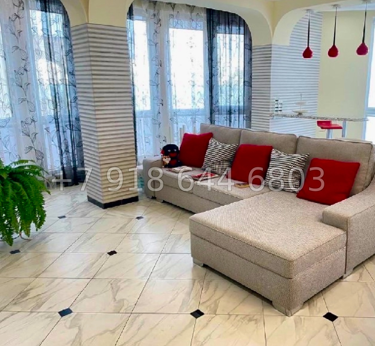 № 8е. Квартира на море в Сочи ЖК Зеленая Роща - миниатюра 8