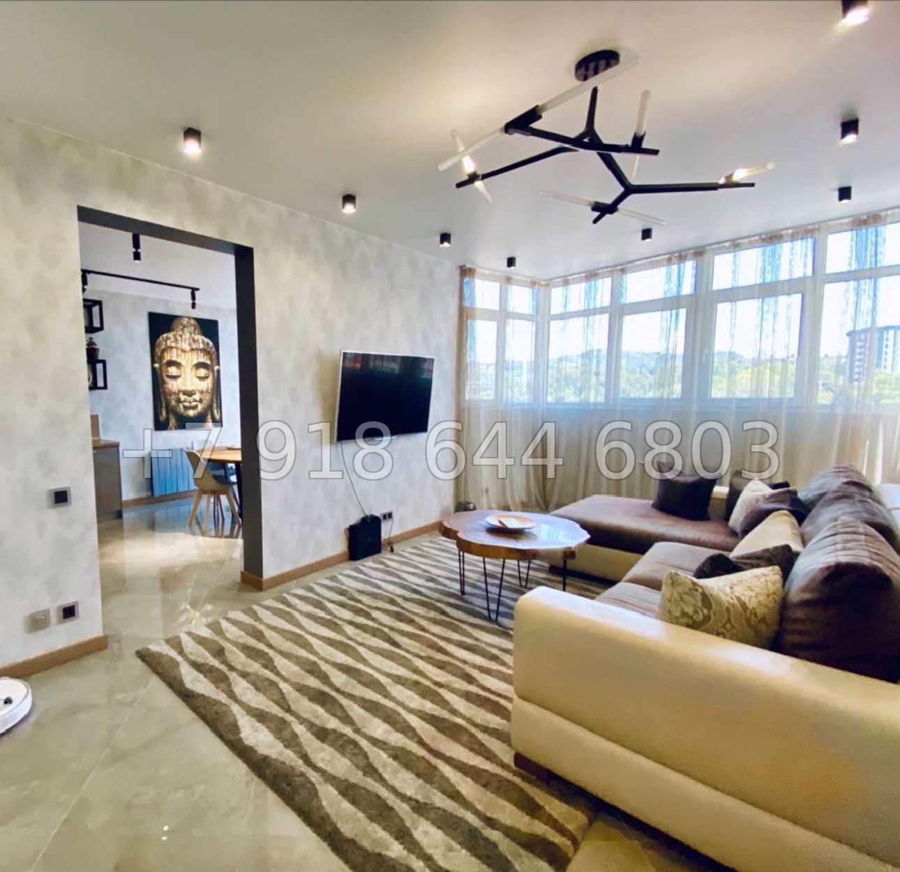 № 284 р. Большая квартира в ЖК Огни Сочи  - миниатюра 4