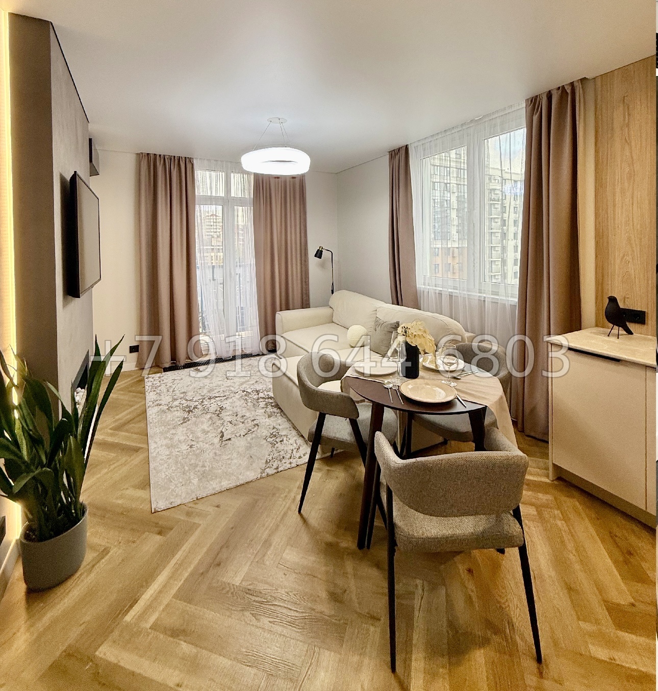 № 423 р. Квартира в Сочи. ЖК Альпийский квартал  - миниатюра 5