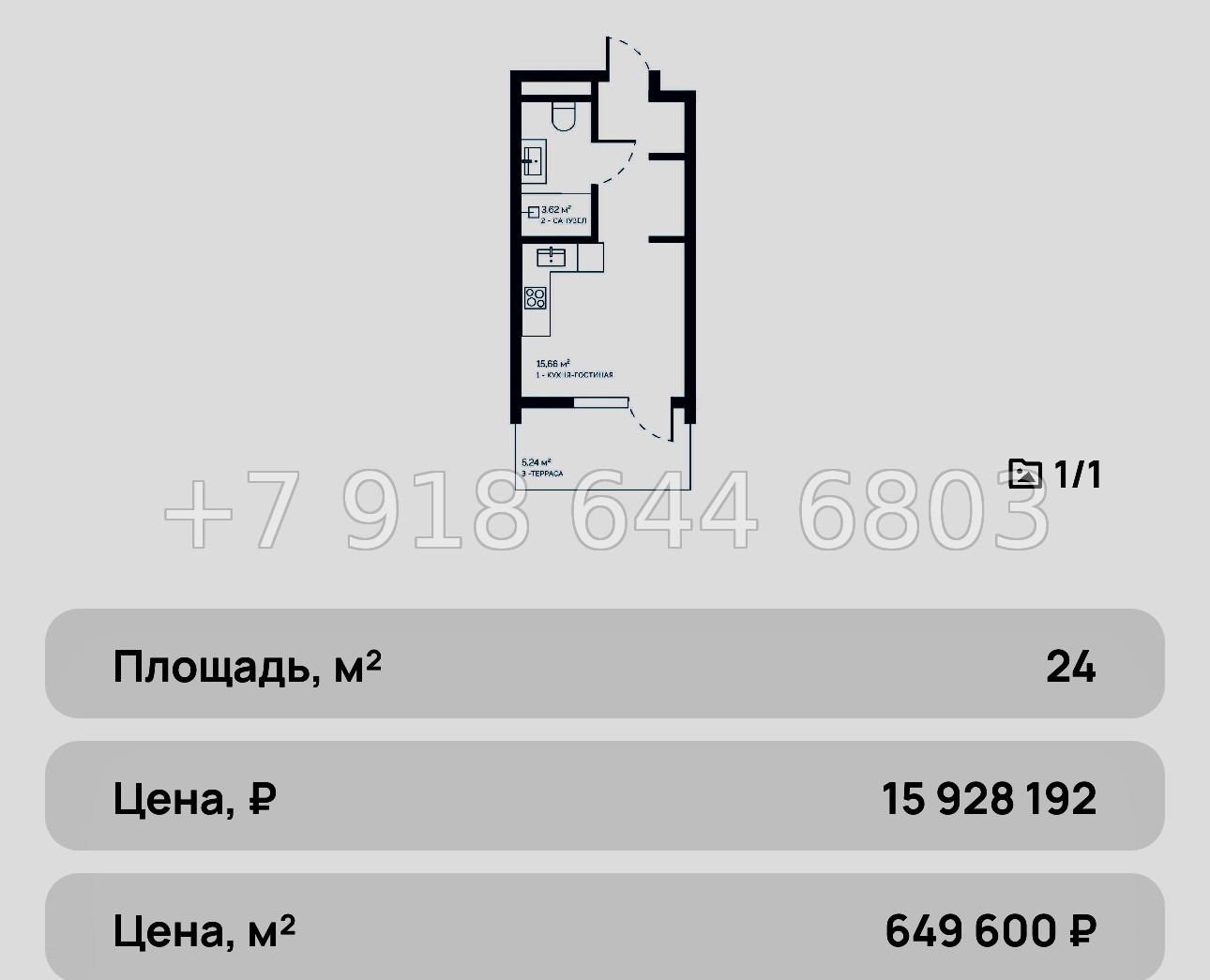 № 13 ю. АК Птица апартаменты которые растут постоянно в цене - миниатюра 34