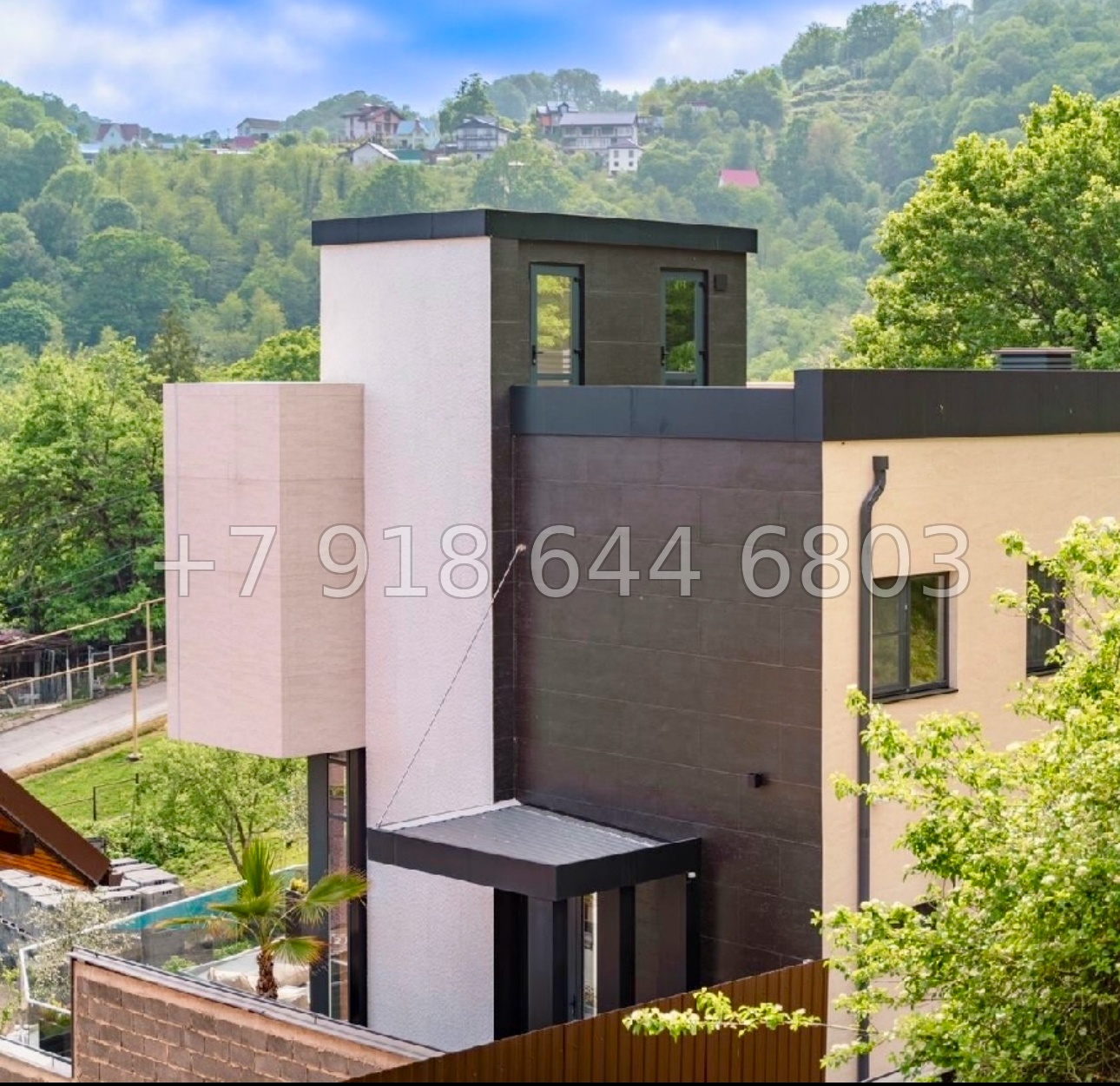 № 40 м. Дом с бассейном по дороге на Красную Поляну  - миниатюра 25