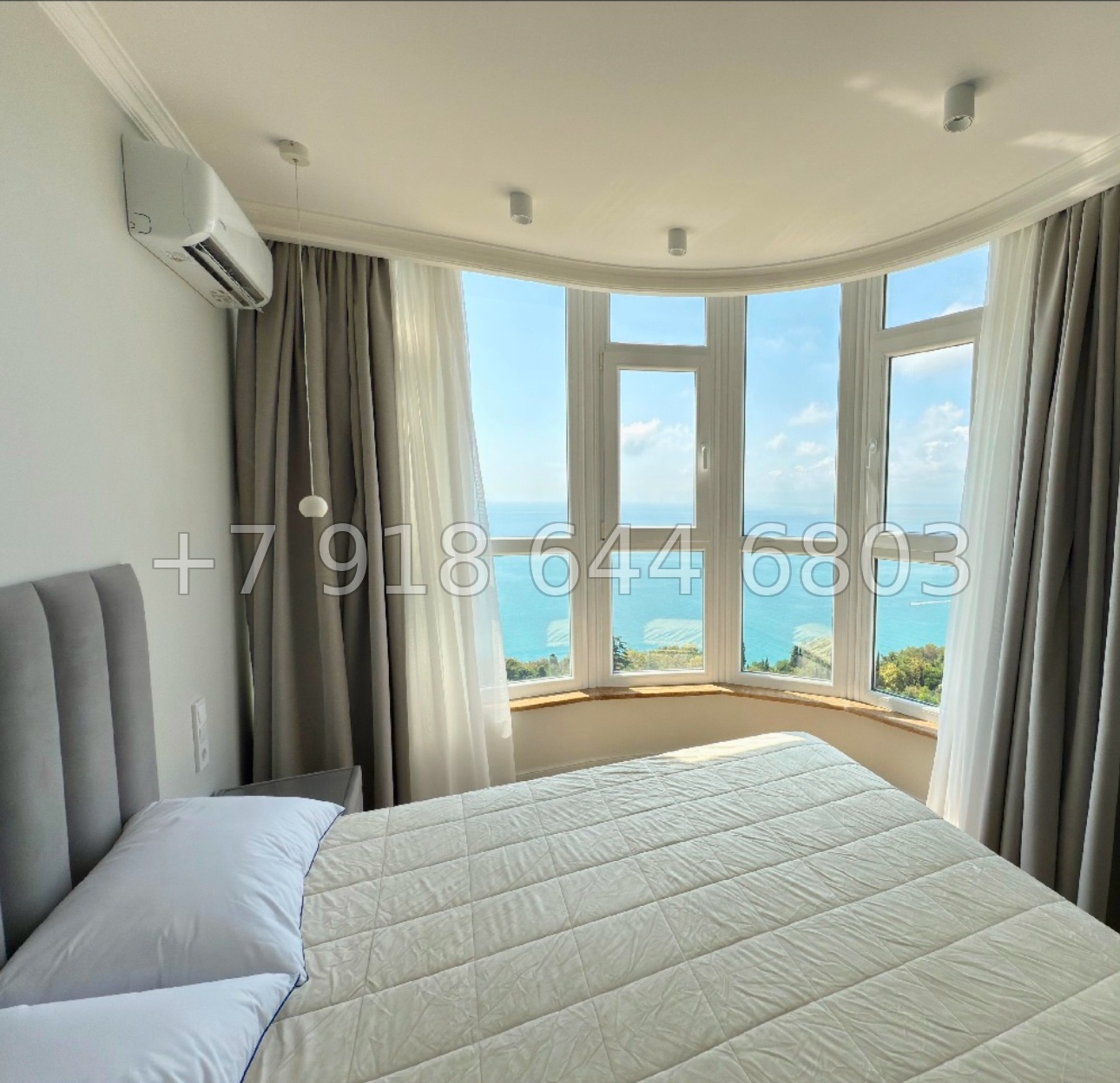 № 576 р. Двухкомнатная квартира с прямым видом на море в городе Сочи  - миниатюра 17