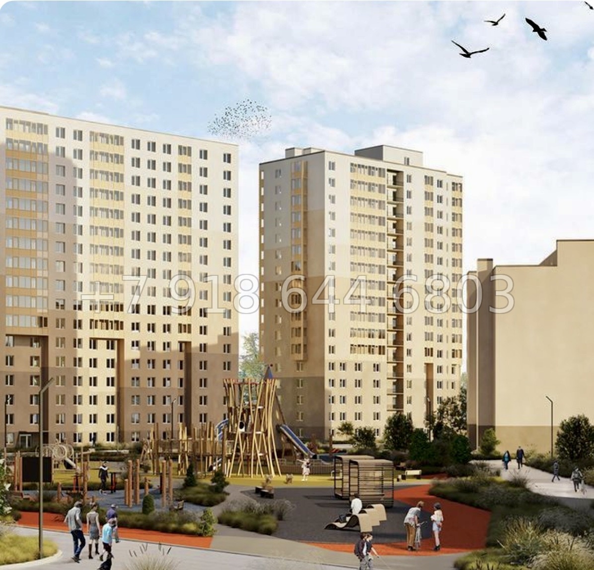 № 5ы. Метро Девяткино,Парнас. ЖК Стороны света-2. Бугры - миниатюра 1