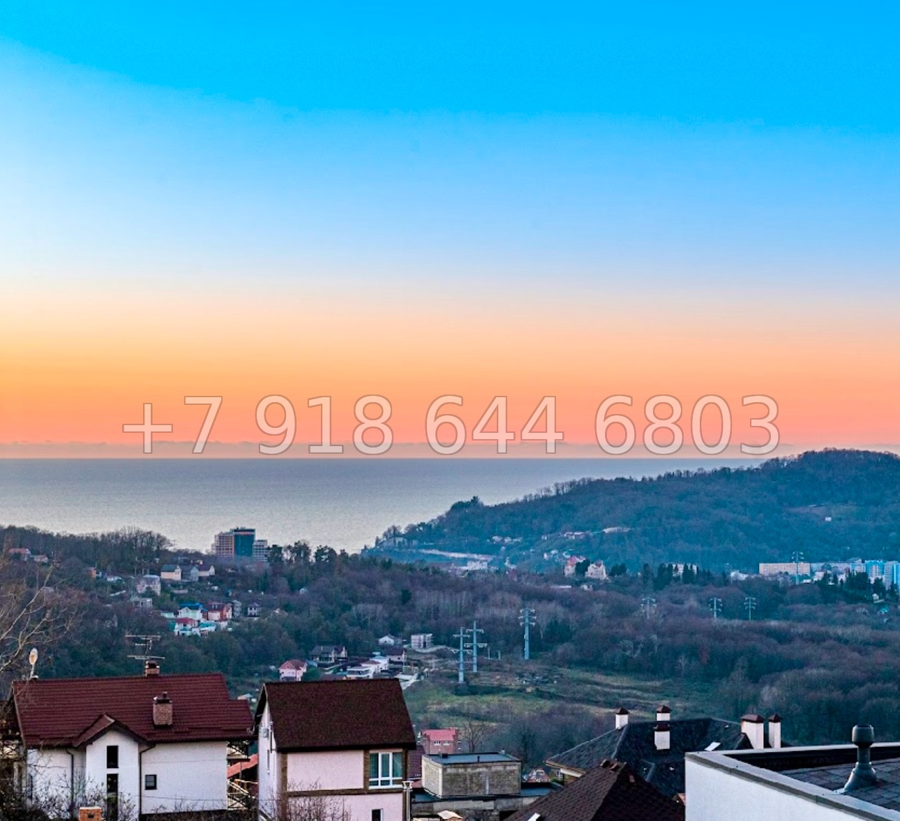 № 48 м. Три коттеджа с бассейном и с видом на море в Сочи  - миниатюра 20