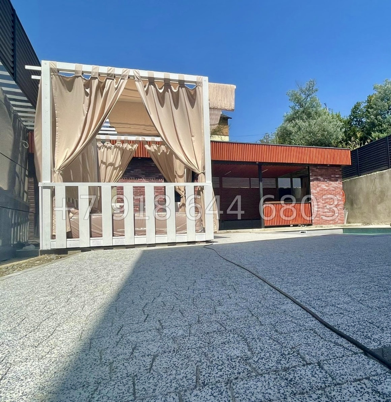 № 60 Б. Отличный дом с большим участком земли в Адлере с бассейном  - миниатюра 6