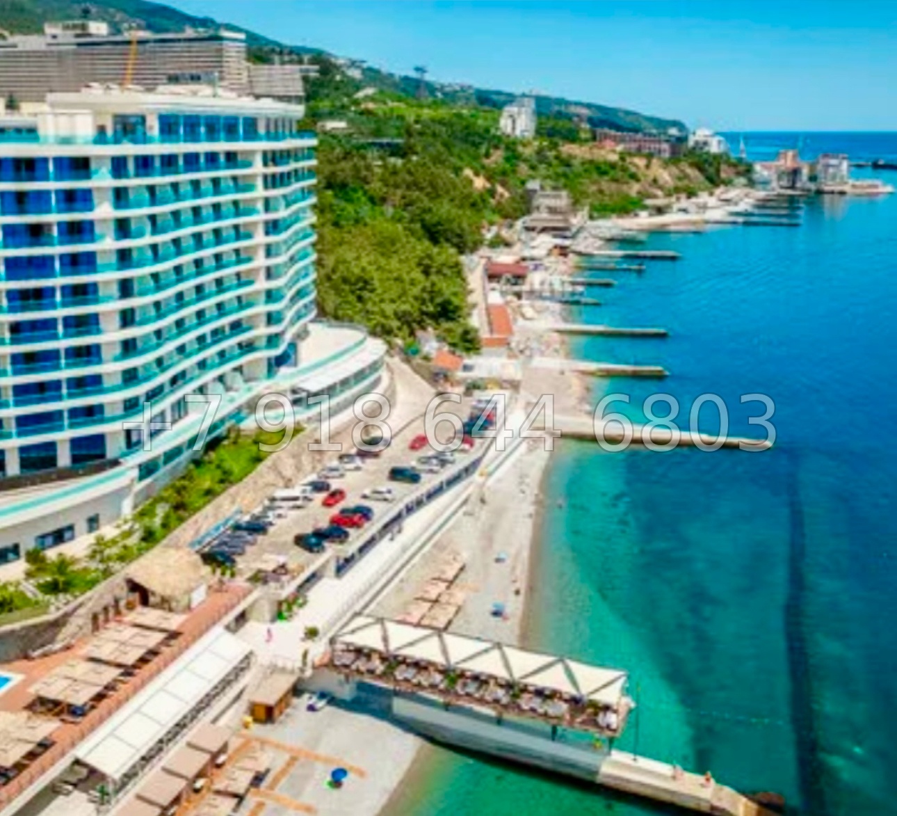 № 54 г. Центр Ялты. АК Sky Plaza 3. Апартаменты на море - миниатюра 33