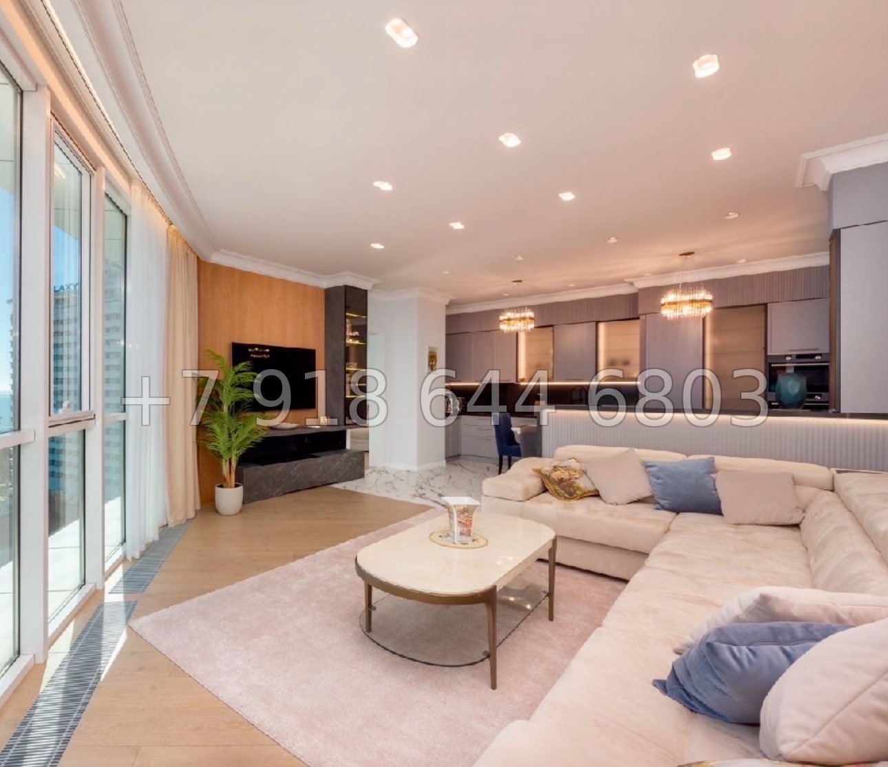 № 42 е. Квартира в ЖК Миллениум Тауэр Сочи  - миниатюра 5