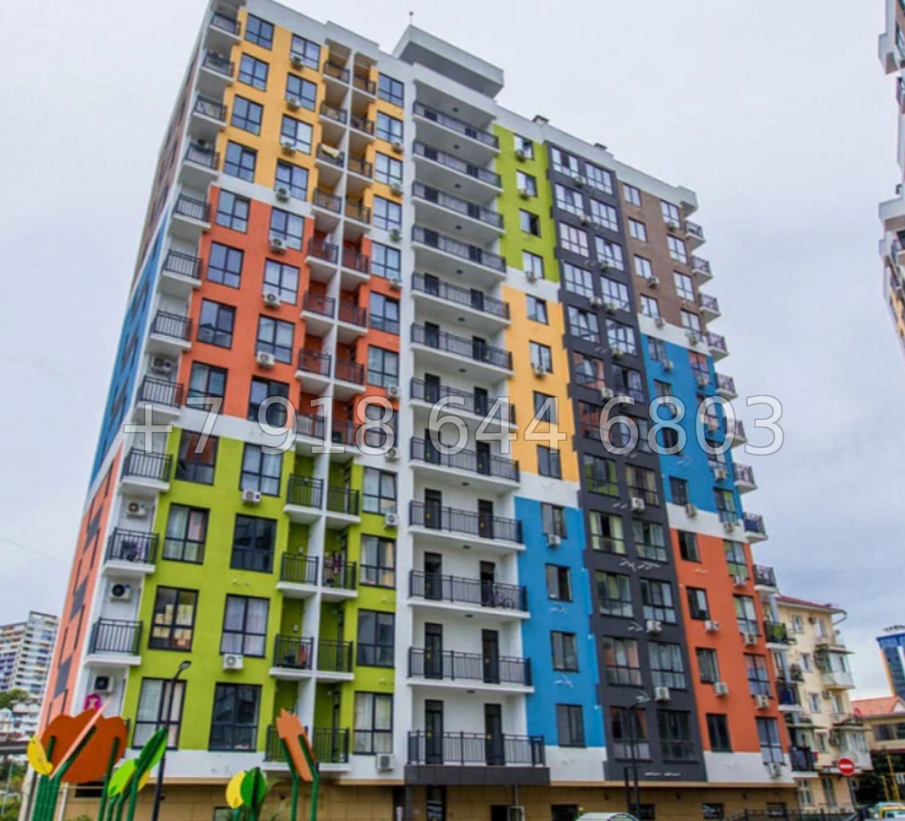 № 241 р. Двухкомнатная Квартира у моря в Адлере ЖК Континент  - миниатюра 23