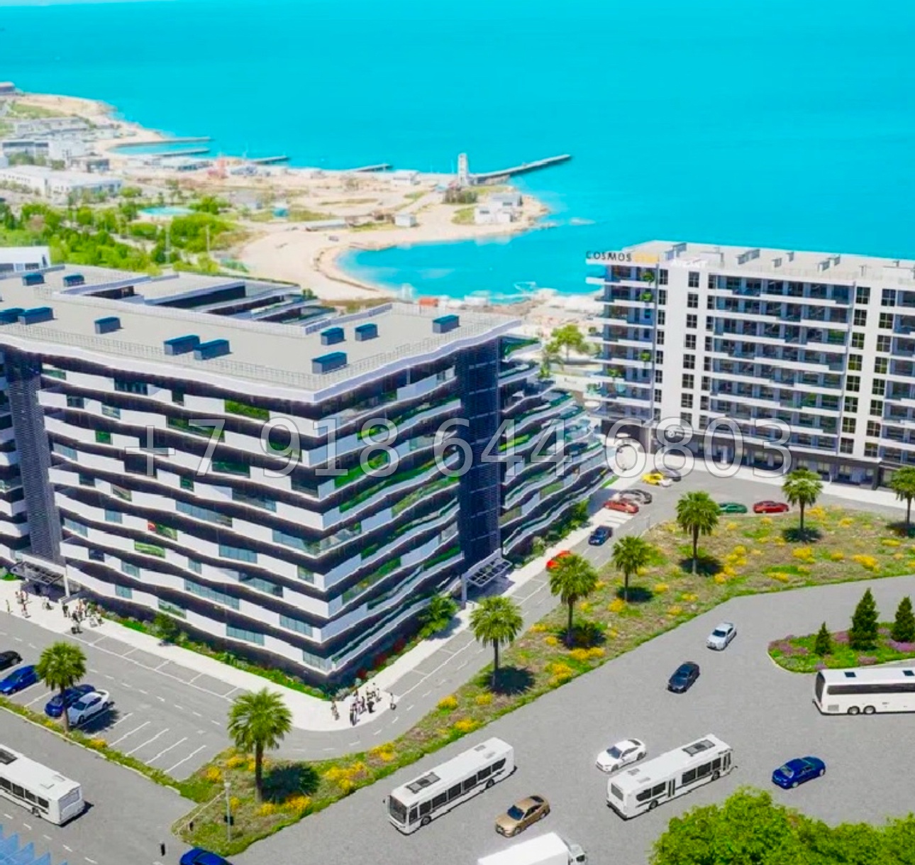 № 18 ю. Севастополь. Апартаменты на берегу моря. AK Cosmos Stay Sevastopol Atlant Apartments Космос Стей Севастополь  - миниатюра 24