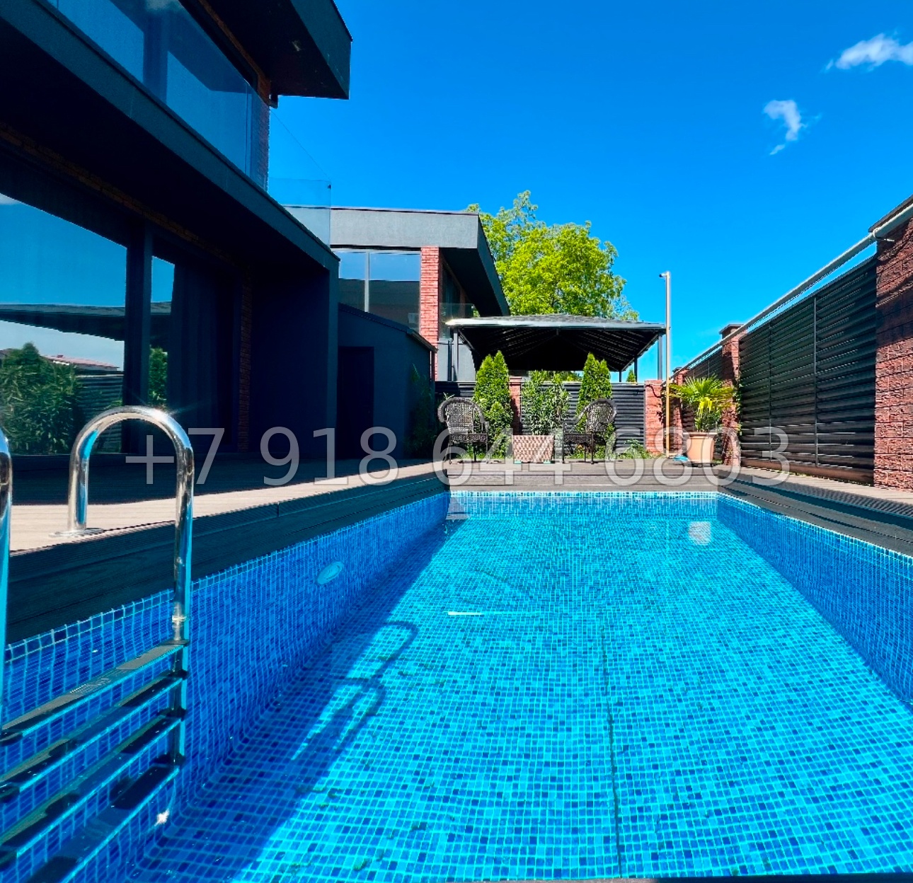 № 222 Б. Дом с хорошим ремонтом и бассейном в Адлере  - миниатюра 8