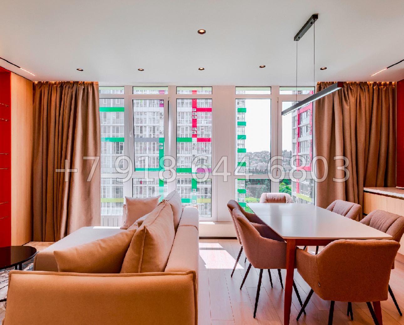 № 18р. Квартира с хорошим дорогим ремонтом в ЖК 123 Сочи  - миниатюра 7