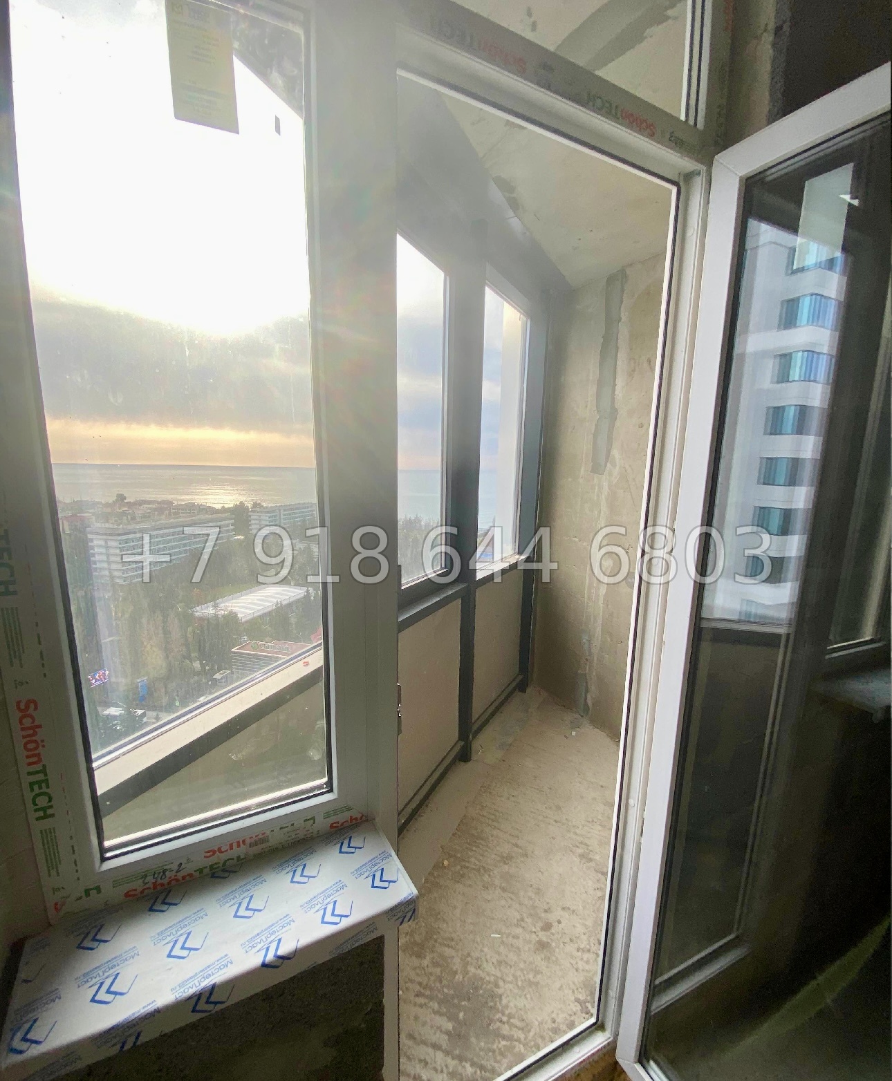 № 296 р. Квартира без ремонта. Вид на Чёрное море. Адлер  - миниатюра 10