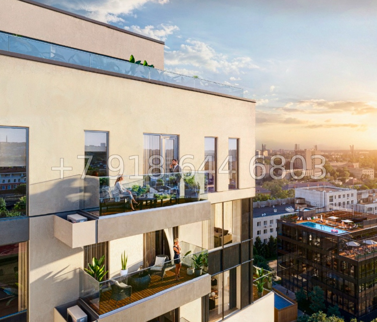 № 24 ю. Единственный и первый ЖК в Симферополе с бассейном дом - миниатюра 11