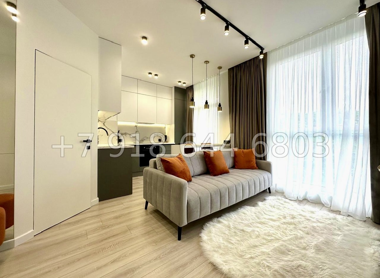 № 21р. Квартира в Сочи с прекрасным видом и ремонтом  - миниатюра 2