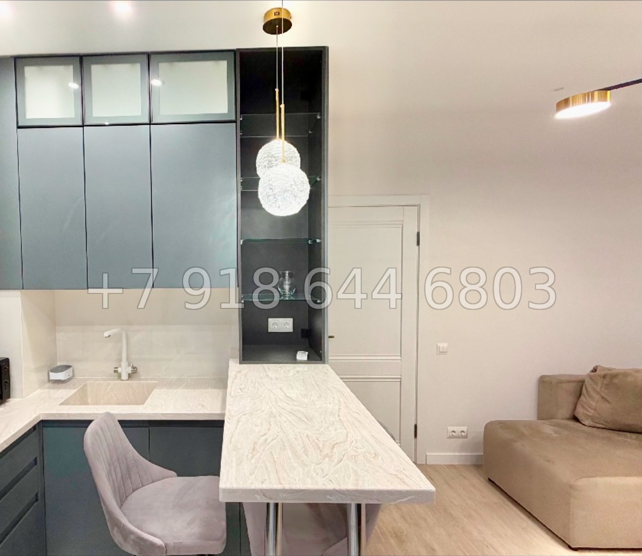 № 428 р. ЖК Меркато Сочи. Квартира с бассейном на территории  - миниатюра 11