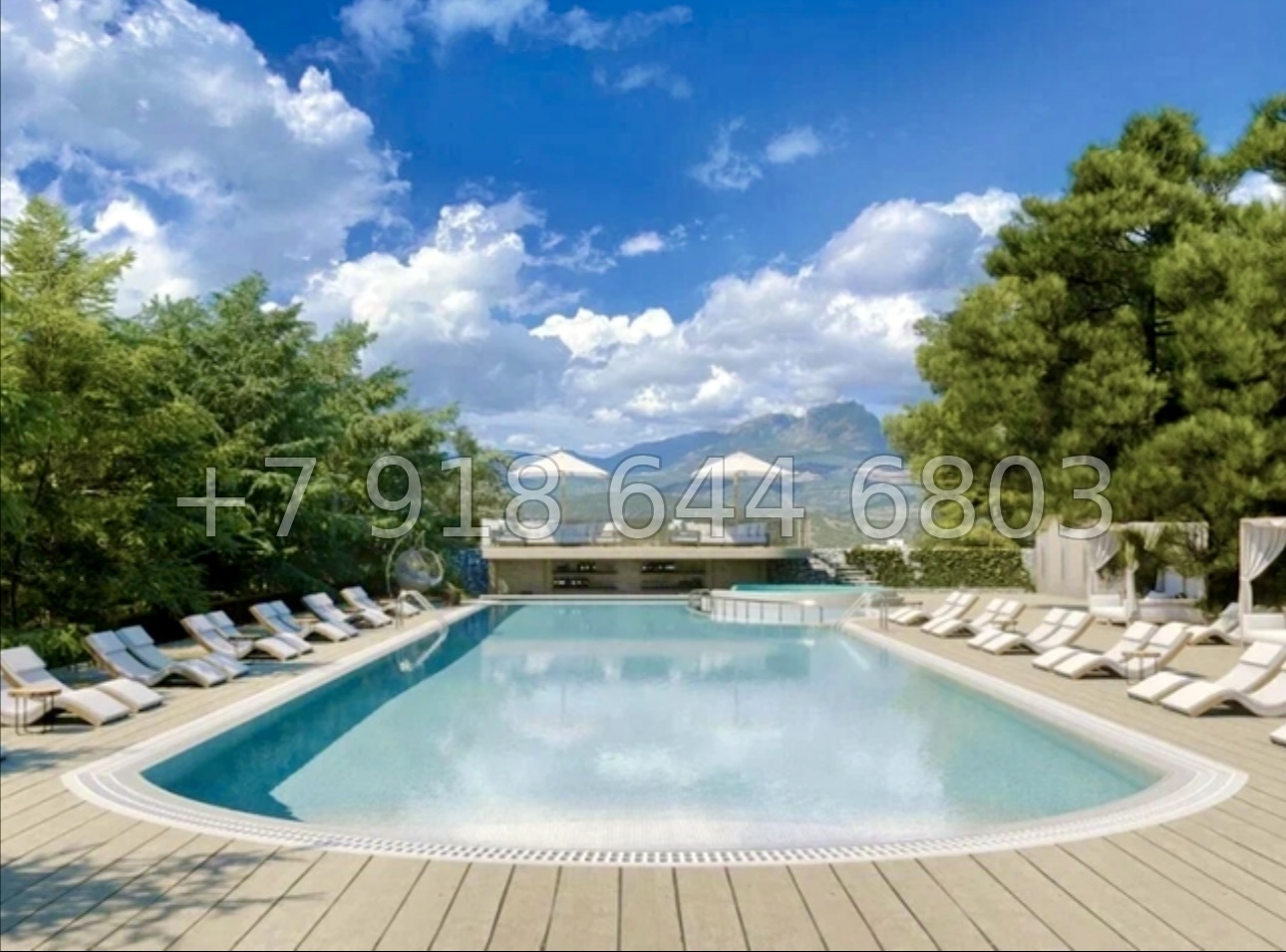 № 14г. Квартира в Алуште с бассейном  - миниатюра 3